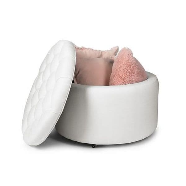 Pouf Contenitore Royal Storage Box Snow White/Metal Wheels in Panche contenitore La Casa Del Bebè - Napoli, commercioVirtuoso.it