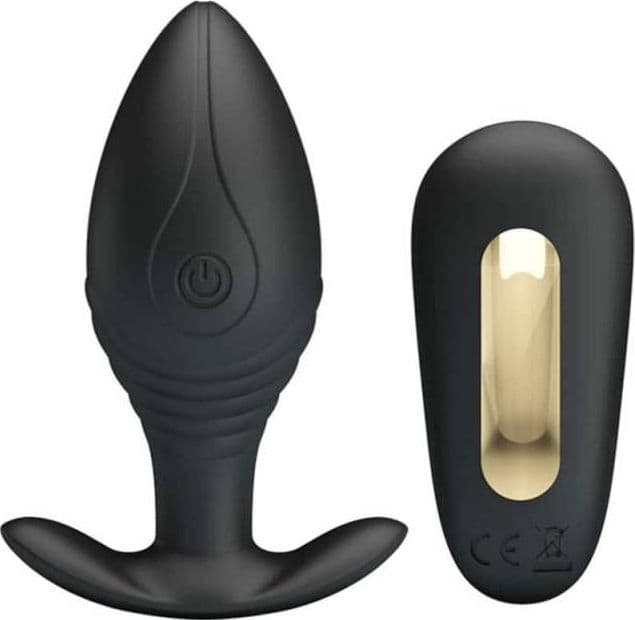 Super Potente plug anale Regina 12 X vibrazioni nero telecomando USB IPX7 memory in prodotto Erosdom - Palmi, commercioVirtuoso.it