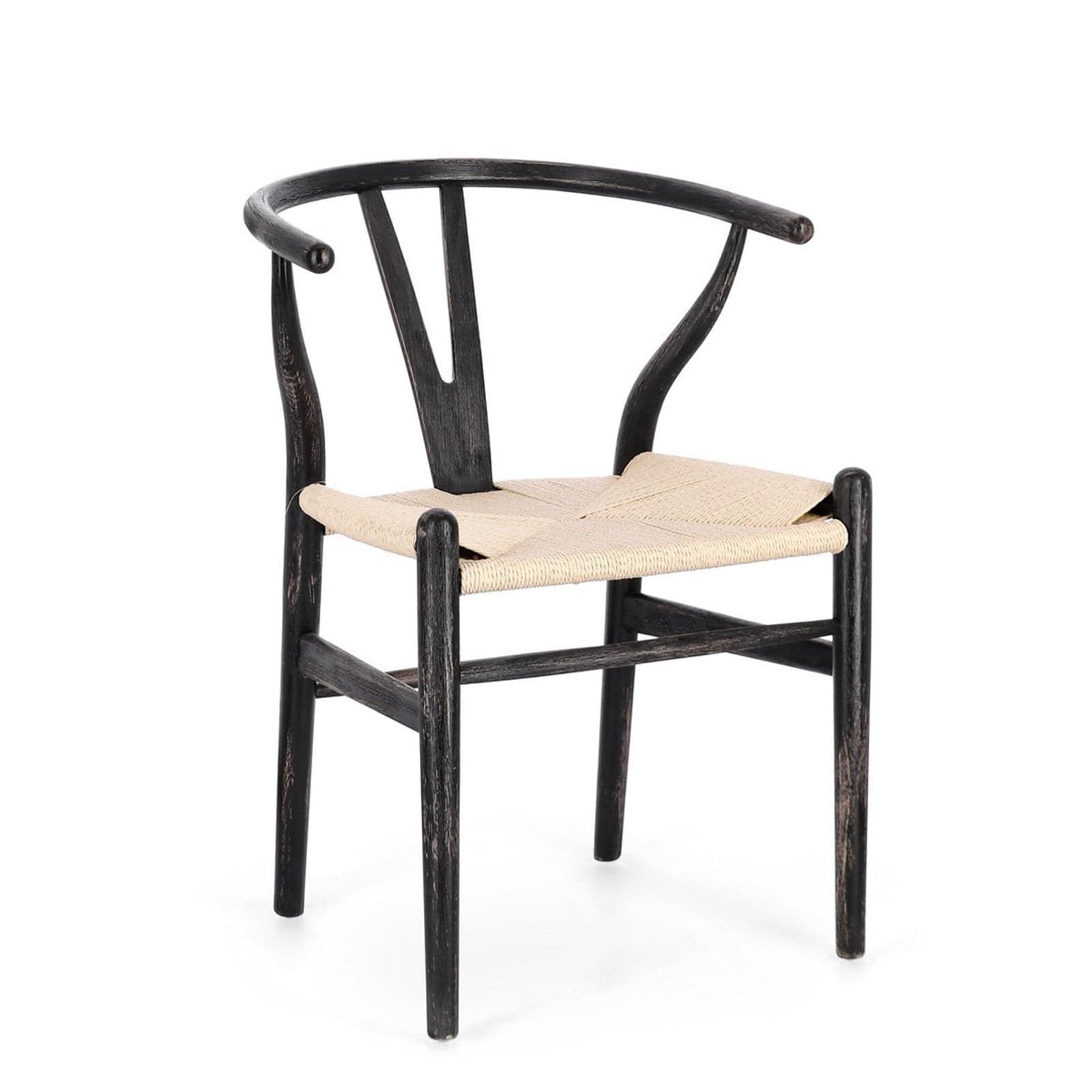 Sedia "Artemia" con struttura in legno di faggio, per arredo interno 50 x 41 x h 77 cm - 6