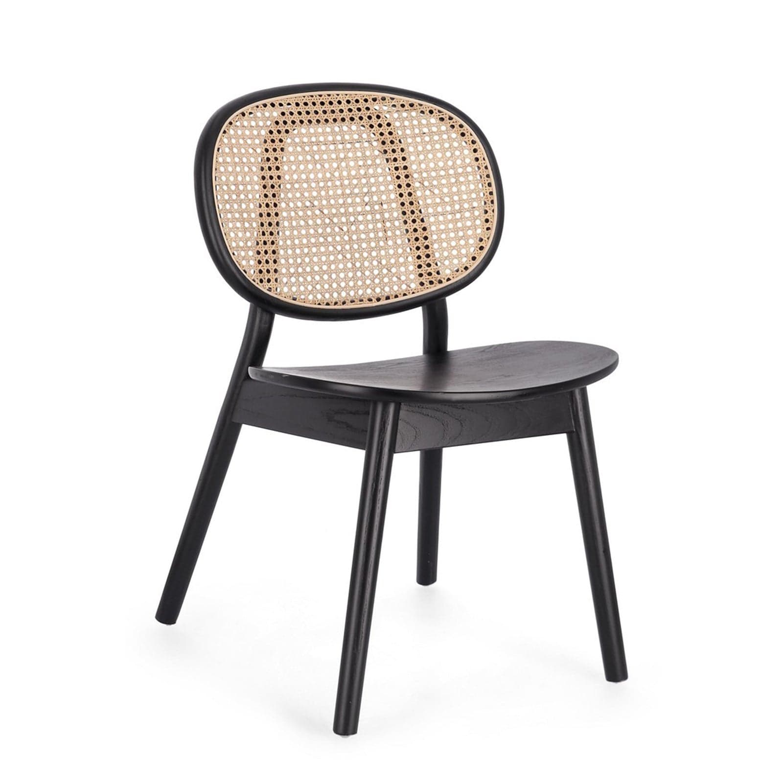 Sedia "Adolis" con struttura in legno di olmo, per arredo interno 49 x 42 x h 81 cm - 7