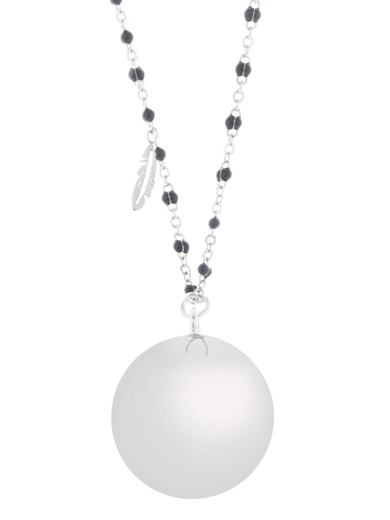 Collana Per La Gravidanza Proud Mama Bola Fine-Silver/Grey