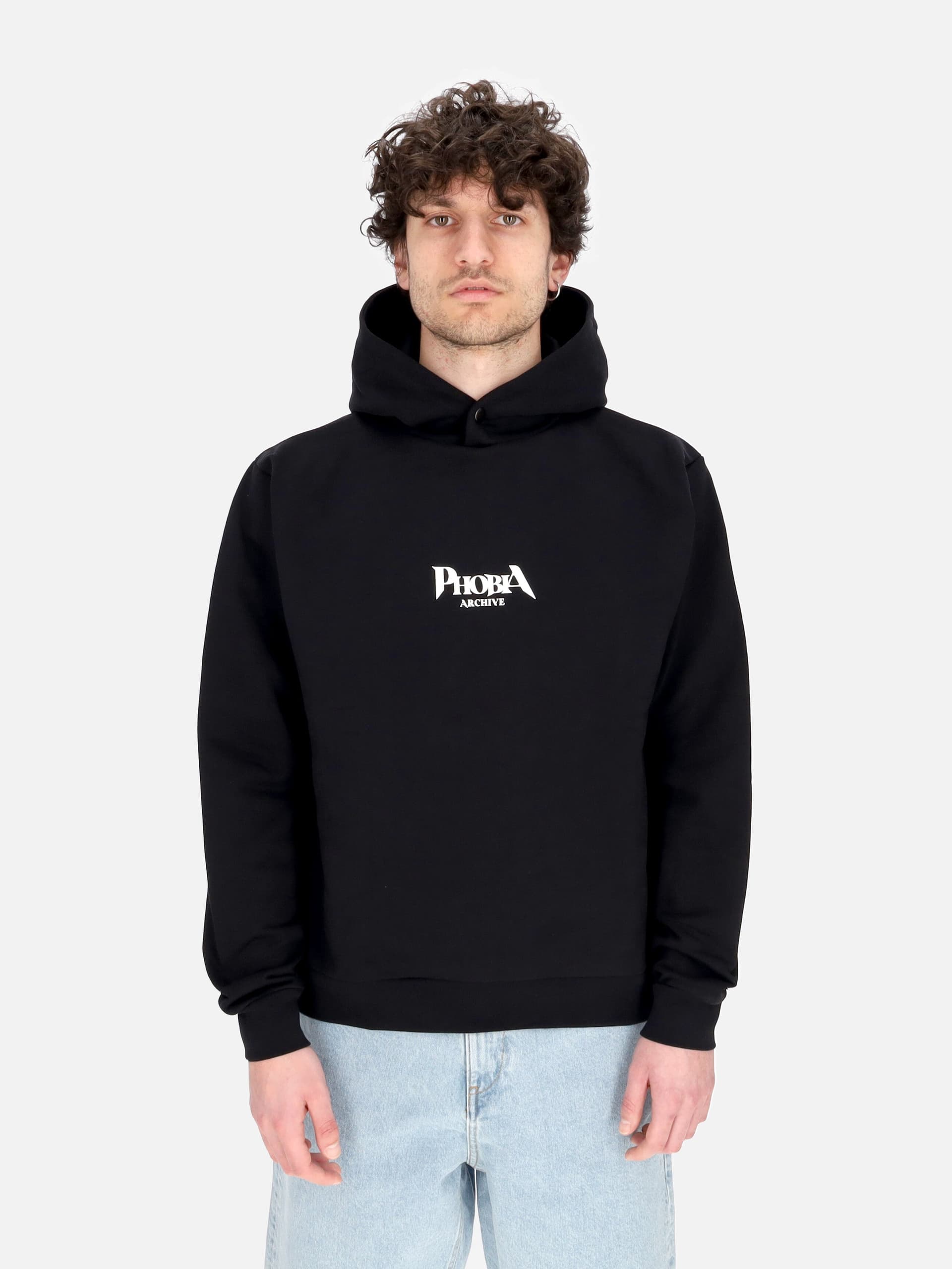 PHOBIA Felpa Leggera Cappuccio Uomo Bat Eye Print Hoodie Black/purple da uomo in Felpe con cappuccio Drestige - Casamassima, commercioVirtuoso.it