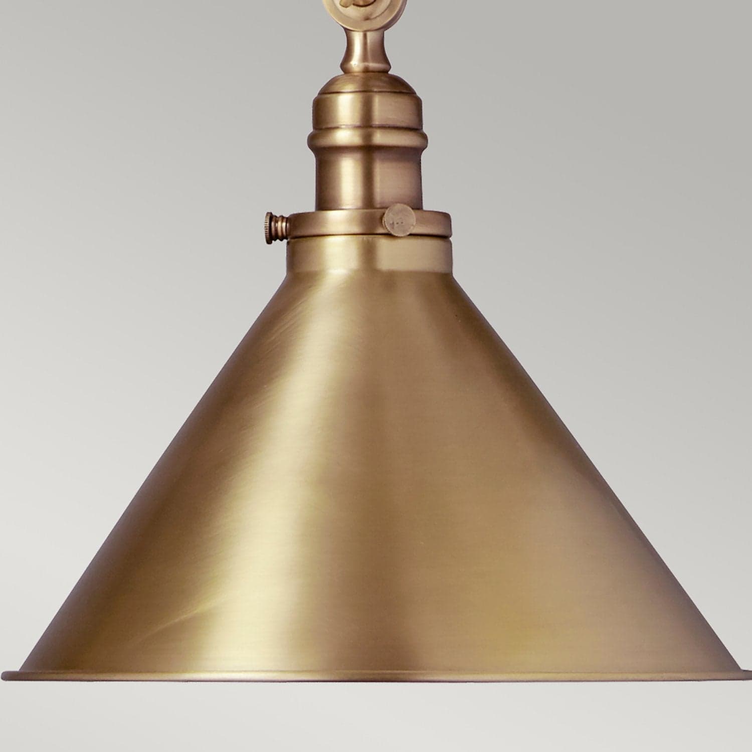 Applique Industrial Nordico Provence Acciaio Ottone Antico 1 Luce E27 in Applique LuceArt - Montecorvino Pugliano, commercioVirtuoso.it