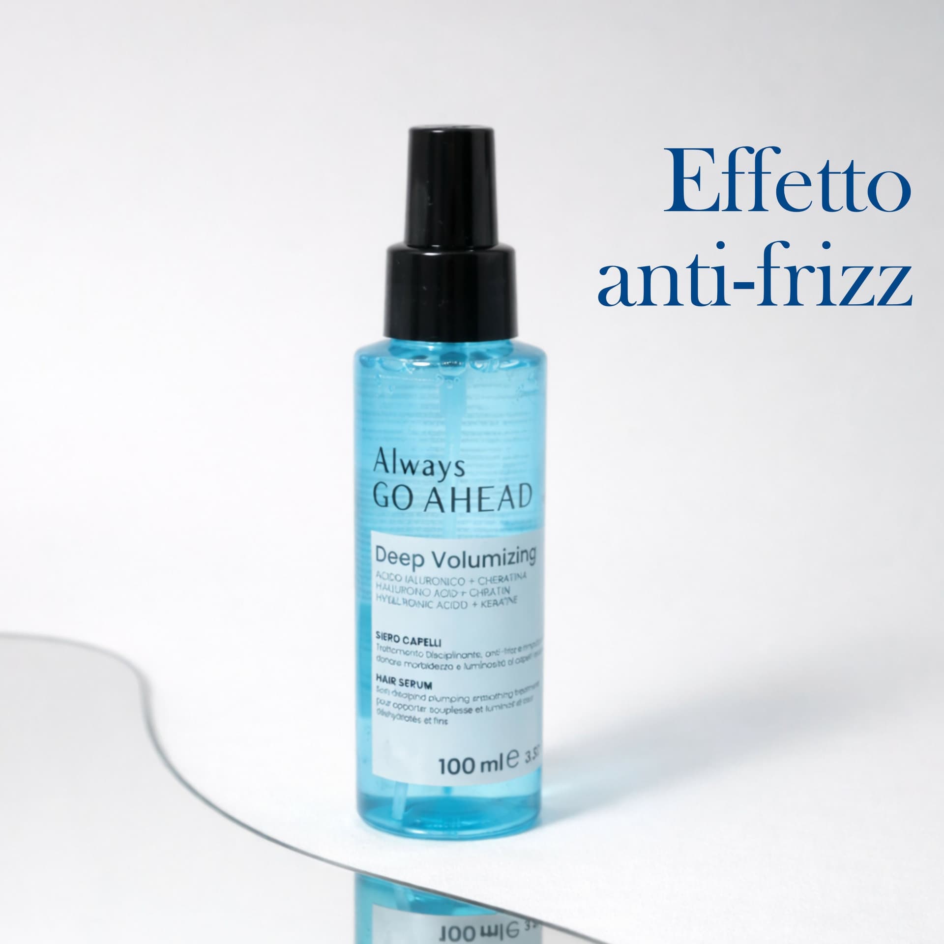 Siero Capelli Volumizzante e Disciplinante Acido Ialuronico e Cheratina - Always GO AHEAD - 100ml in Lacche e spray per capelli BasketGuru Italia - Palermo, commercioVirtuoso.it