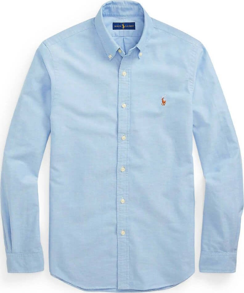 Camicia Uomo Polo Ralph Lauren Camicia Casual Slim Fit Aderente In Oxford In Cotone Collo Button Down Logo Pony Ralph Lauren Ricamato in Camicie casual Euforia - Bronte, commercioVirtuoso.it