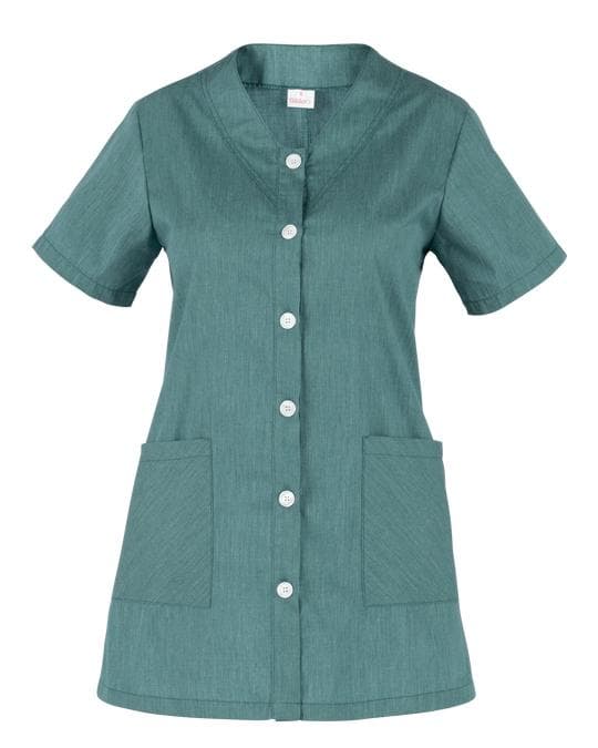 Casacca Camelia Verde Casacca Donna Manica Corta Cucina Pulizie Asilo in Grembiuli Dresswork - Como, commercioVirtuoso.it