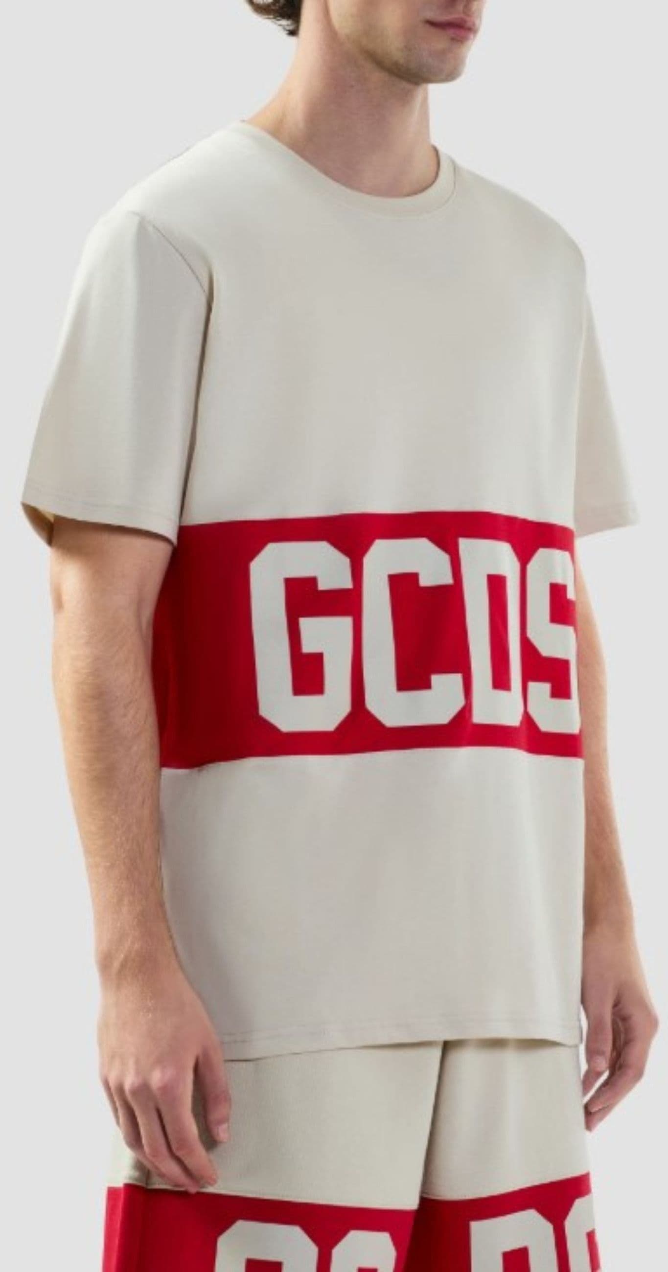 GCDS T-SHIRT BAND LOGO REGULAR T-SHIRT da uomo in T-shirt Drestige - Casamassima, commercioVirtuoso.it