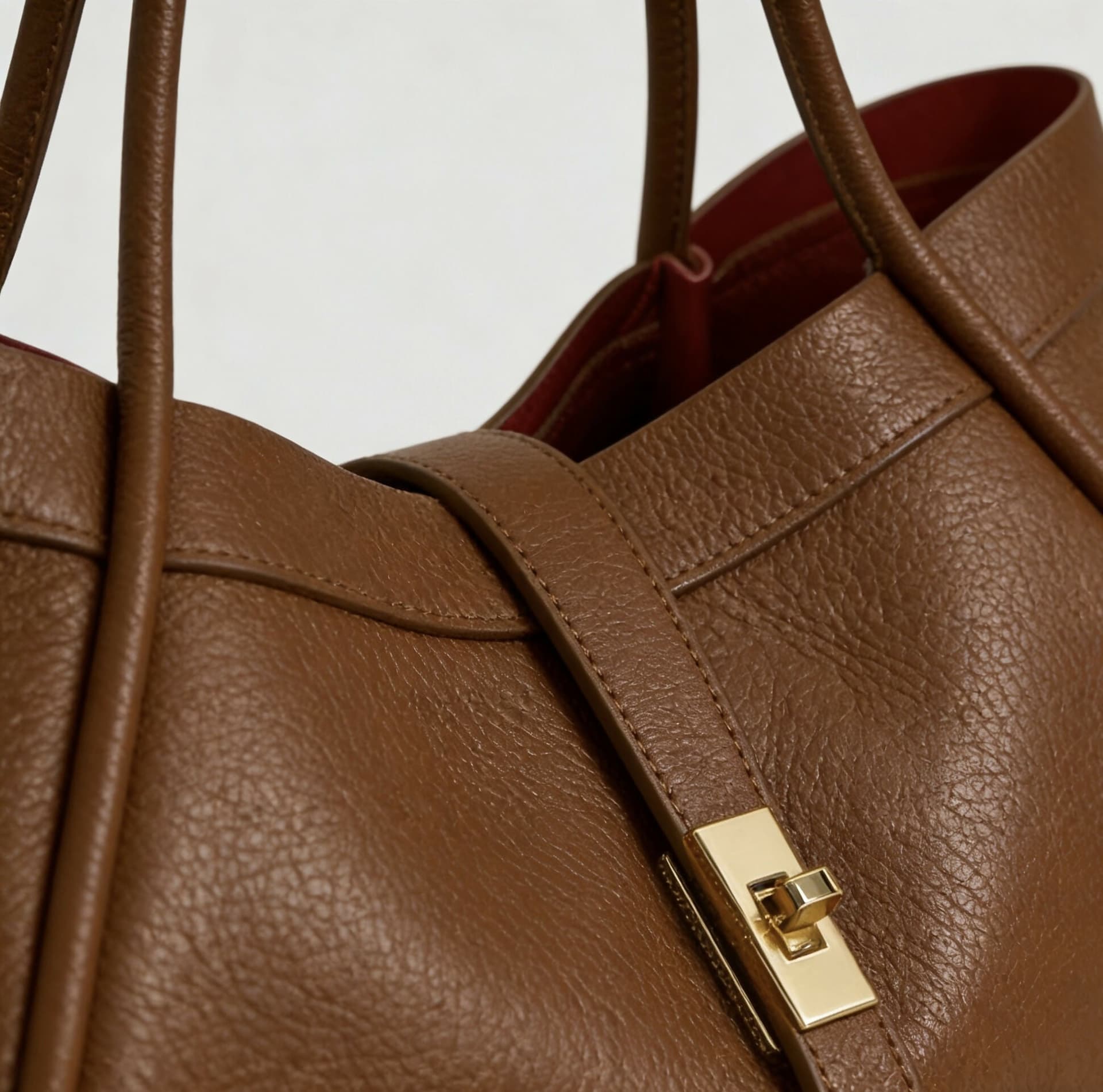 DOPPISASE Borsa tote in vera pelle Togo made in Italy 45x25x20 in Borse Tote Nanabags - Sesto Fiorentino, commercioVirtuoso.it