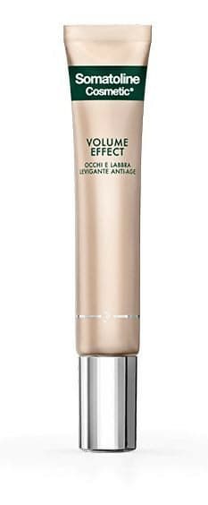 Somatoline volume effect contorno occhi e labbra rimodellante anti-età 15ml. Riduce le rughe marcate, con peptide bioattivo e ac. ialuronico 3Mix
