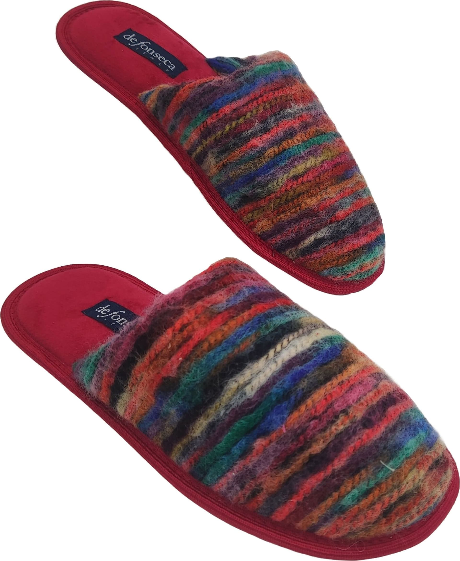 de fonseca Folk Meravigliose Ciabatte Artistiche da Donna, Pantofole Invernali in Cotone di Prima Scelta, Slippers Comode e Lavabili per Casa, Ultima Moda qualità in Ciabatte moda Primo Calzature - Venezia, commercioVirtuoso.it