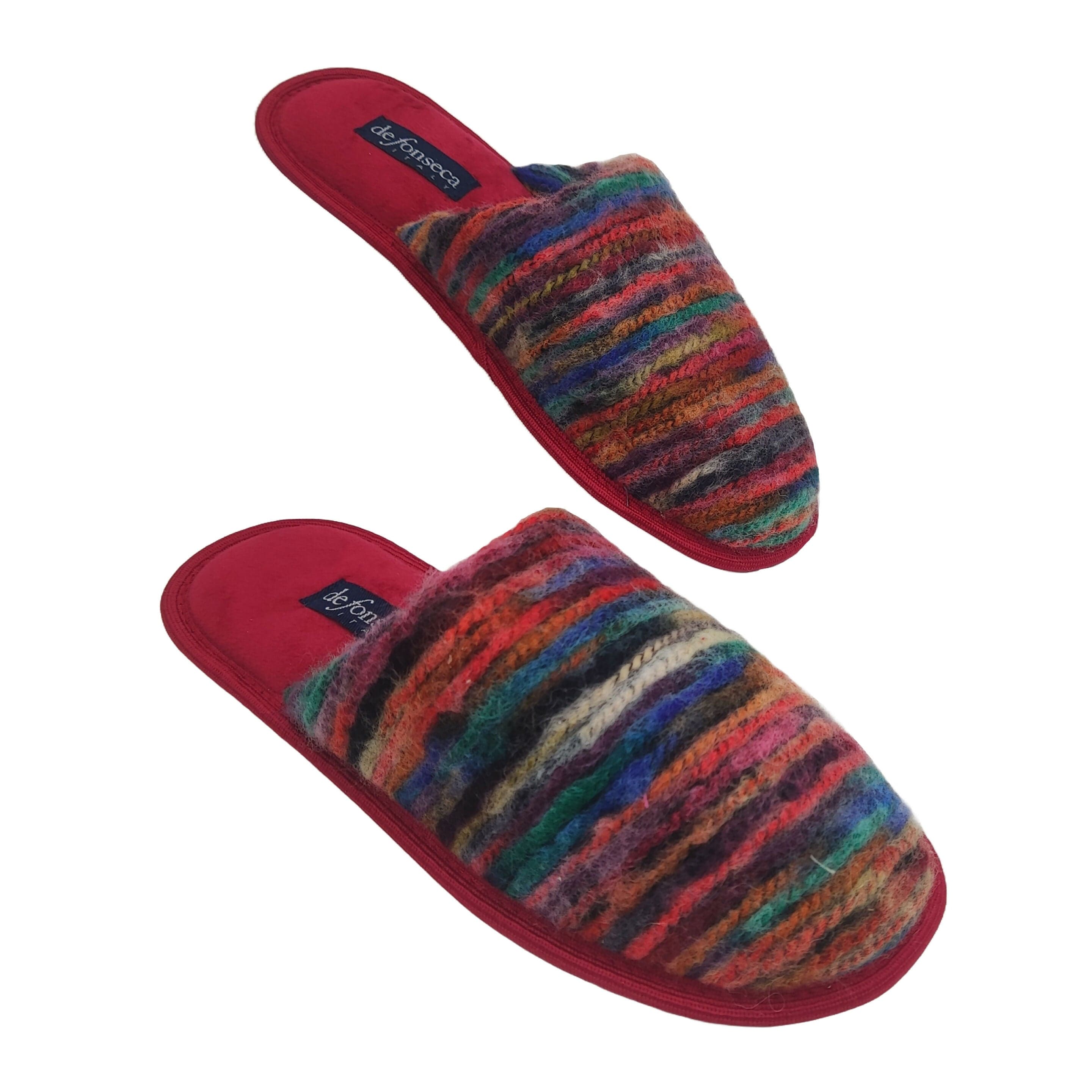 de fonseca Folk Meravigliose Ciabatte Artistiche da Donna, Pantofole Invernali in Cotone di Prima Scelta, Slippers Comode e Lavabili per Casa, Ultima Moda qualità in Ciabatte moda Primo Calzature - Venezia, commercioVirtuoso.it