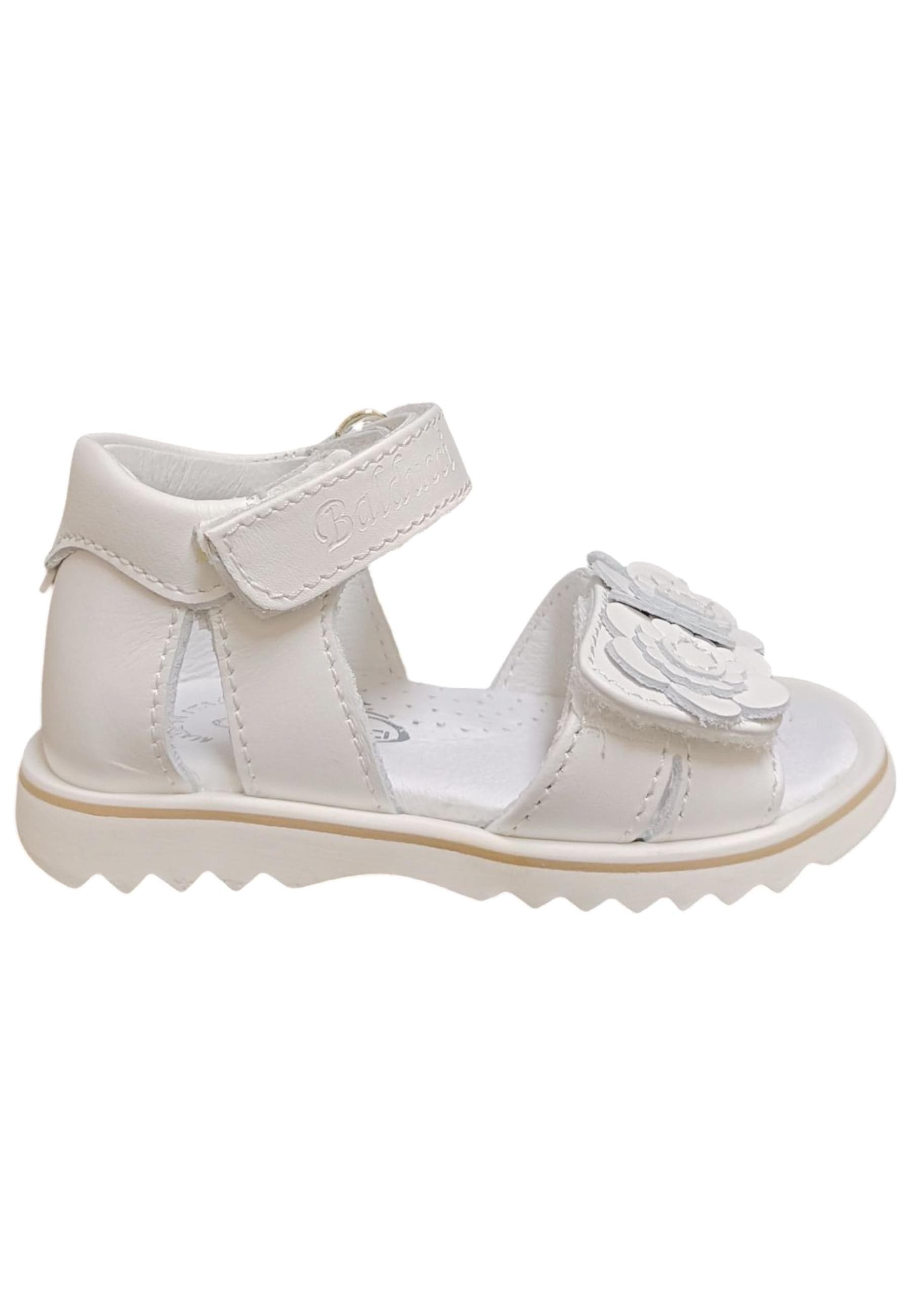 Scarpe sandalo tallonato Bambine balducci CITA  bianco velcro - 6
