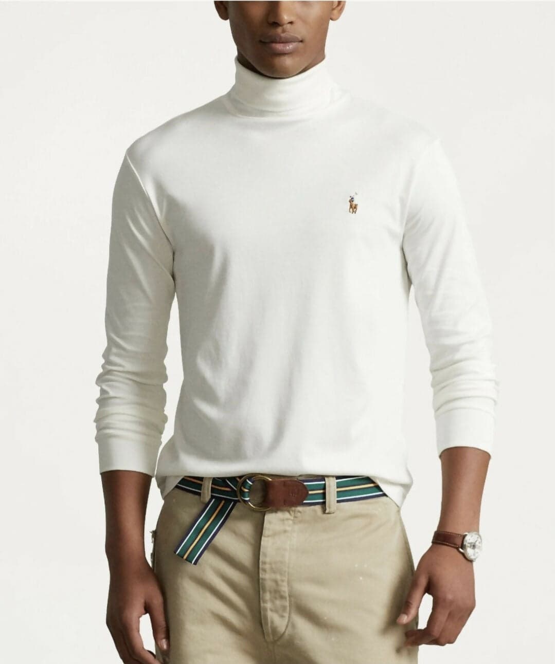 Polo Ralph Lauren Dolcevita Uomo in cotone SOFT COTTON ROLL NECK - Maglietta a manica lunga in Pullover senza maniche e gilet fatti a maglia Euforia - Bronte, commercioVirtuoso.it