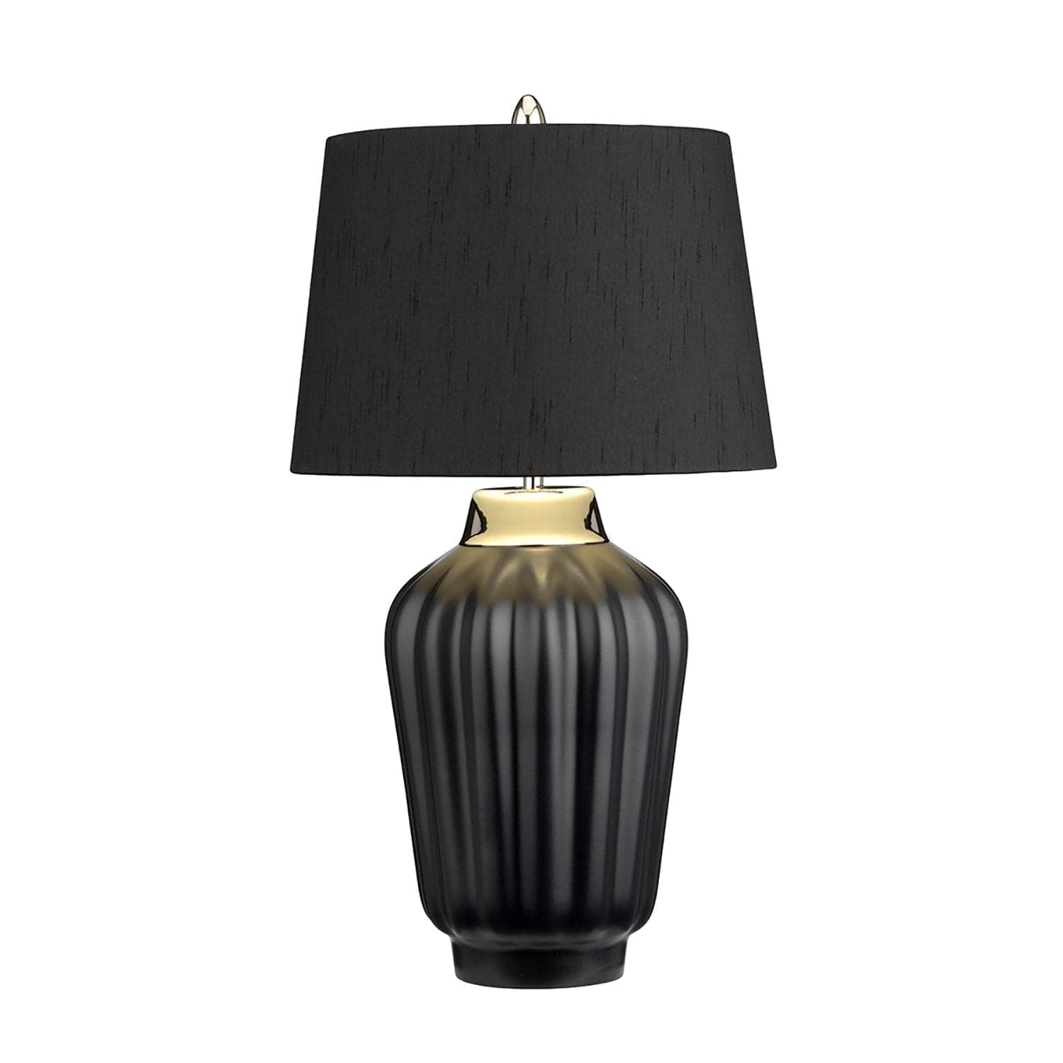 Lampada Da Scrivania Contemporanea Bexley Porcellana Nero Nichel 1 Luce E27 in Lampade da lavoro LuceArt - Montecorvino Pugliano, commercioVirtuoso.it