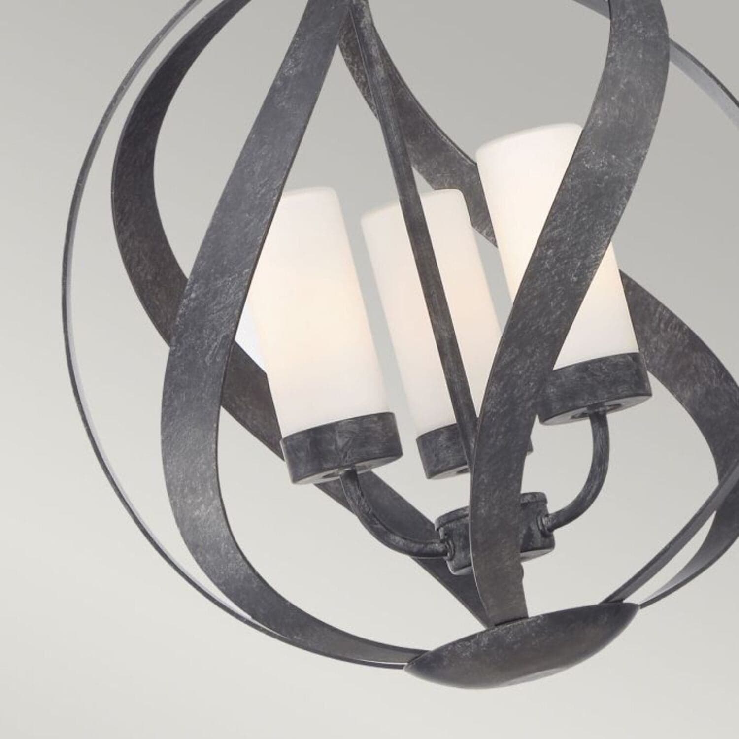 Lampadario Per Esterno Nordico Blacksmith Acciaio Nero Antico Vetro 3 Luci E14 in Faretti da soffitto LuceArt - Montecorvino Pugliano, commercioVirtuoso.it