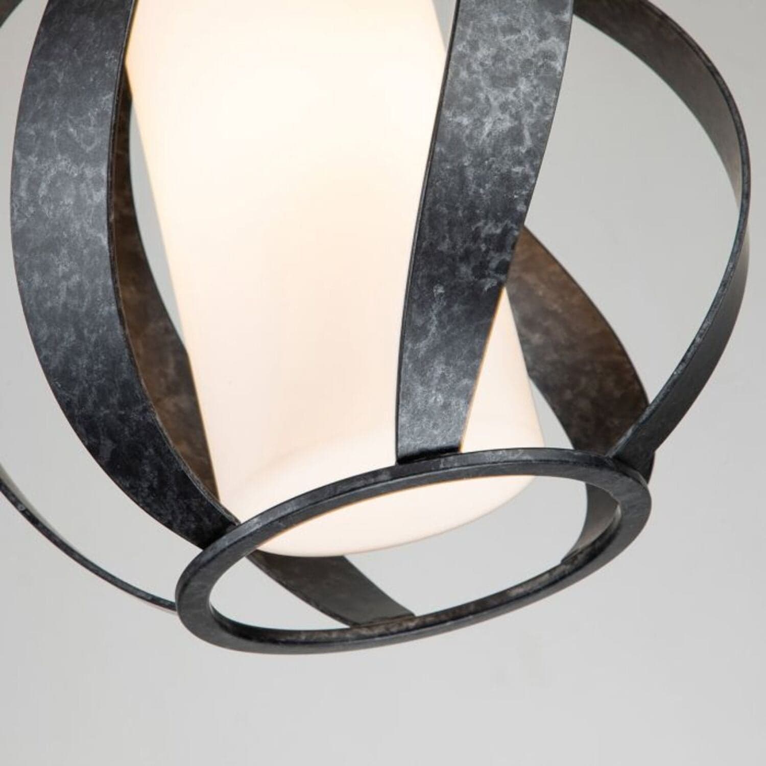 Lampadario Per Esterno Nordico Blacksmith Acciaio Nero Antico Vetro 1 Luce E27 in Lampadari LuceArt - Montecorvino Pugliano, commercioVirtuoso.it