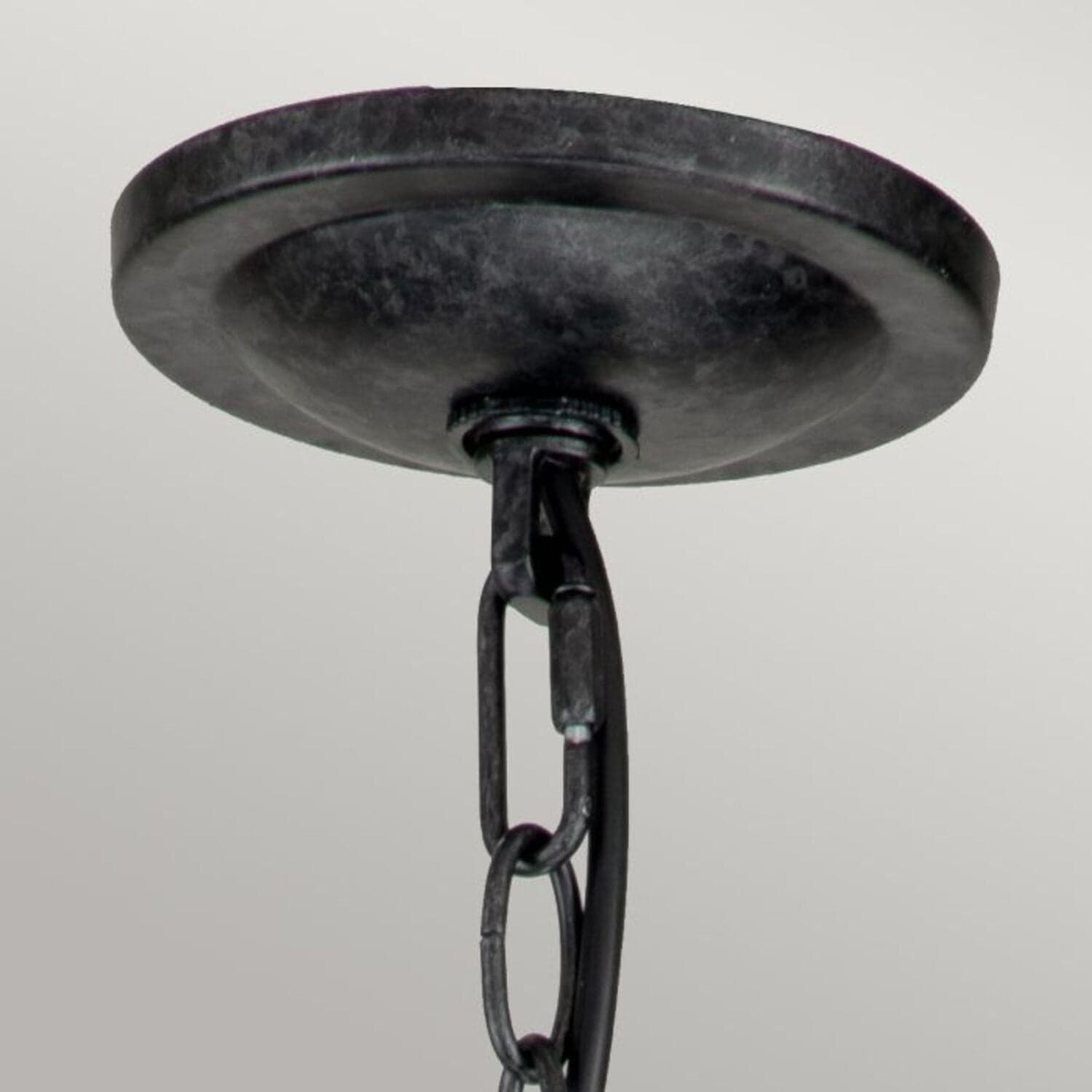 Lampadario Per Esterno Nordico Blacksmith Acciaio Nero Antico Vetro 1 Luce E27 in Lampadari LuceArt - Montecorvino Pugliano, commercioVirtuoso.it