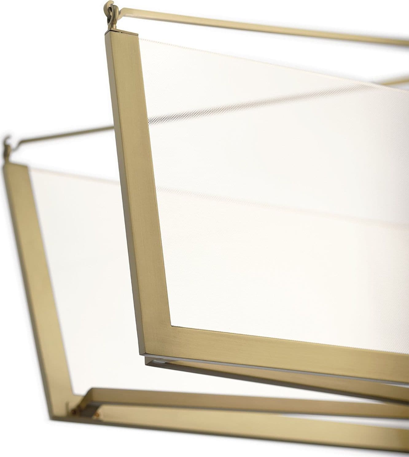 Lampadario Industrial Nordico Calters Alluminio Oro Champagne Led 50.8W 3000K in Lampade a sospensione LuceArt - Montecorvino Pugliano, commercioVirtuoso.it