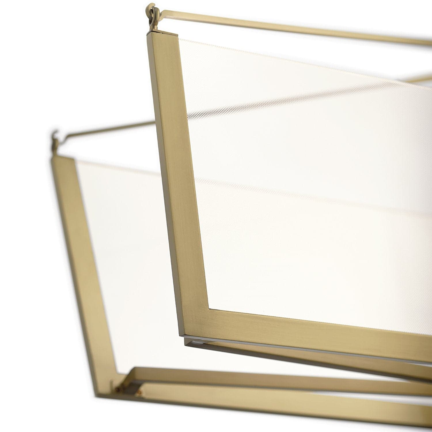 Lampadario Industrial Nordico Calters Alluminio Oro Champagne Led 50.8W 3000K in Lampade a sospensione LuceArt - Montecorvino Pugliano, commercioVirtuoso.it