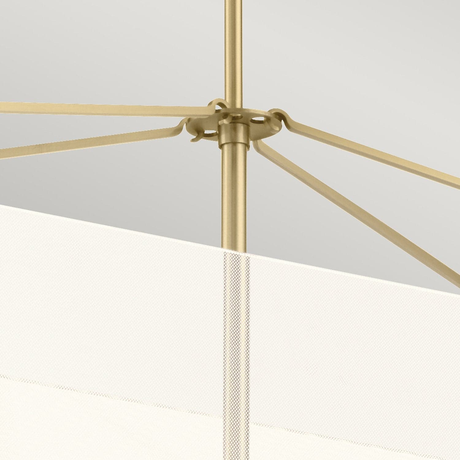 Lampadario Industrial Nordico Calters Alluminio Oro Champagne Led 50.8W 3000K in Lampade a sospensione LuceArt - Montecorvino Pugliano, commercioVirtuoso.it