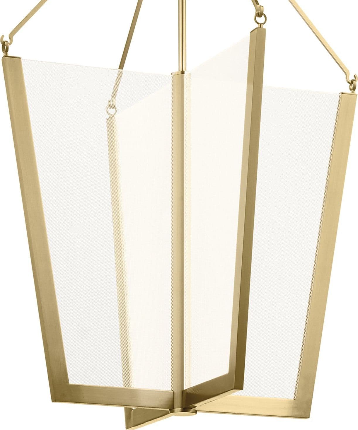 Lampadario Industrial Nordico Calters Alluminio Oro Champagne Led 72.3W 3000K in Plafoniere LuceArt - Montecorvino Pugliano, commercioVirtuoso.it