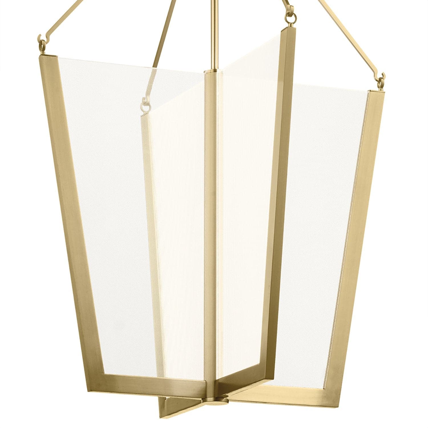 Lampadario Industrial Nordico Calters Alluminio Oro Champagne Led 72.3W 3000K in Plafoniere LuceArt - Montecorvino Pugliano, commercioVirtuoso.it