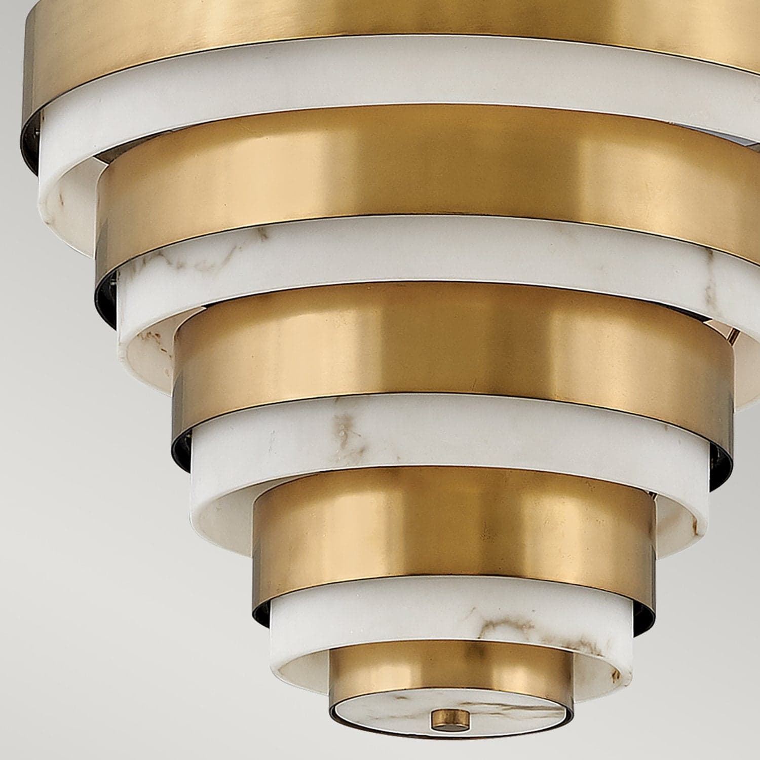 Lampadario Contemporaneo Echelon Acciaio Ottone Antico 4 Luci E14 in Lampade a sospensione LuceArt - Montecorvino Pugliano, commercioVirtuoso.it