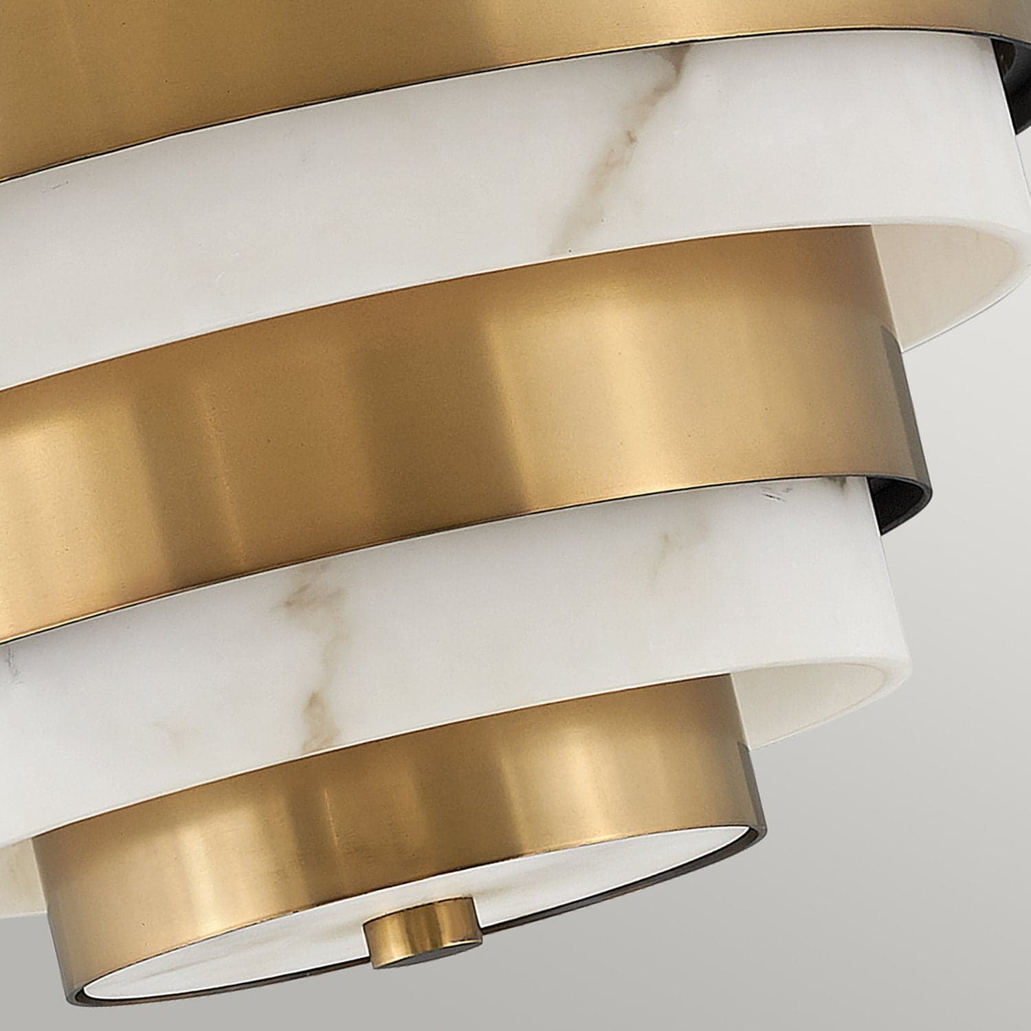 Lampadario Contemporaneo Echelon Acciaio Ottone Antico 3 Luci E14 in Lampade a sospensione LuceArt - Montecorvino Pugliano, commercioVirtuoso.it