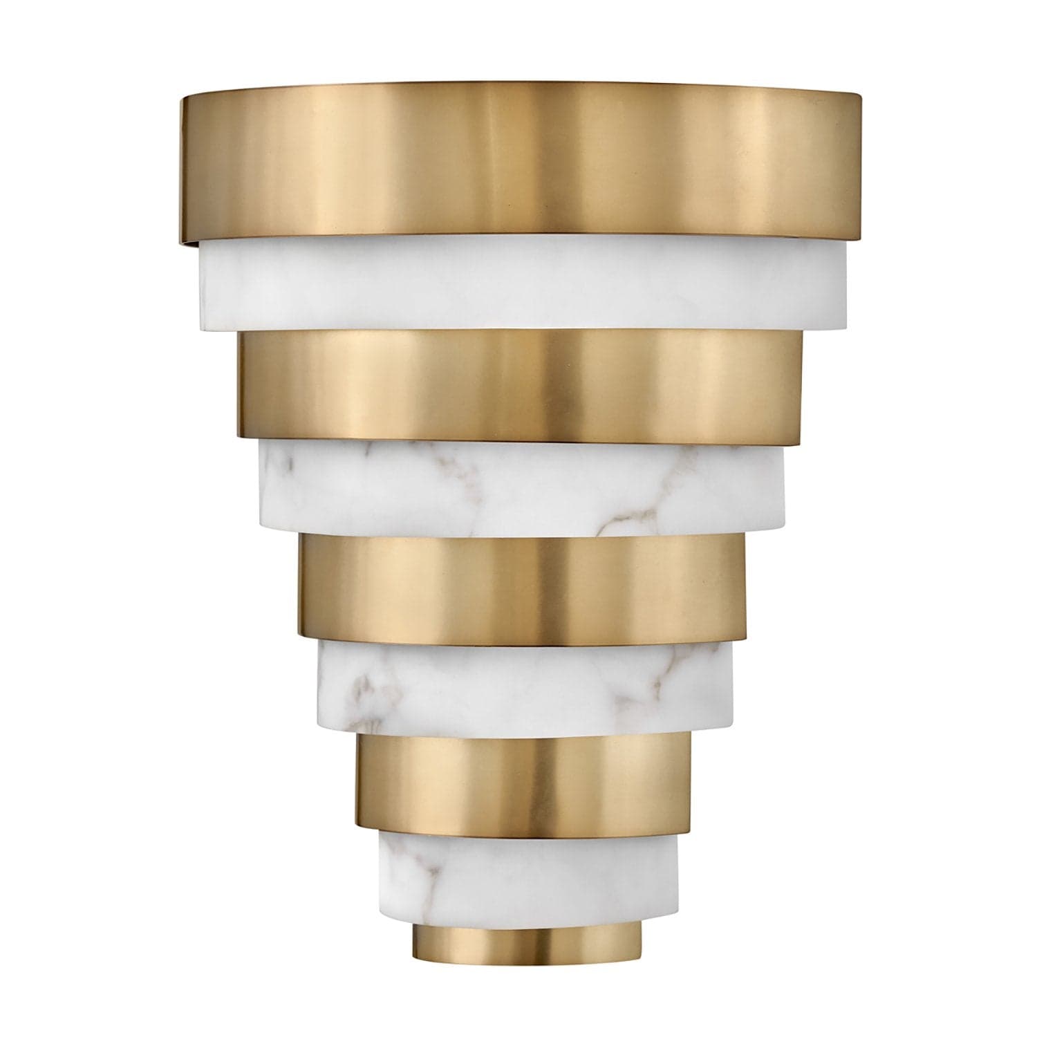 Applique Contemporanea Echelon Acciaio Ottone Antico Led 12W 3000K 1080Lm in Applique LuceArt - Montecorvino Pugliano, commercioVirtuoso.it