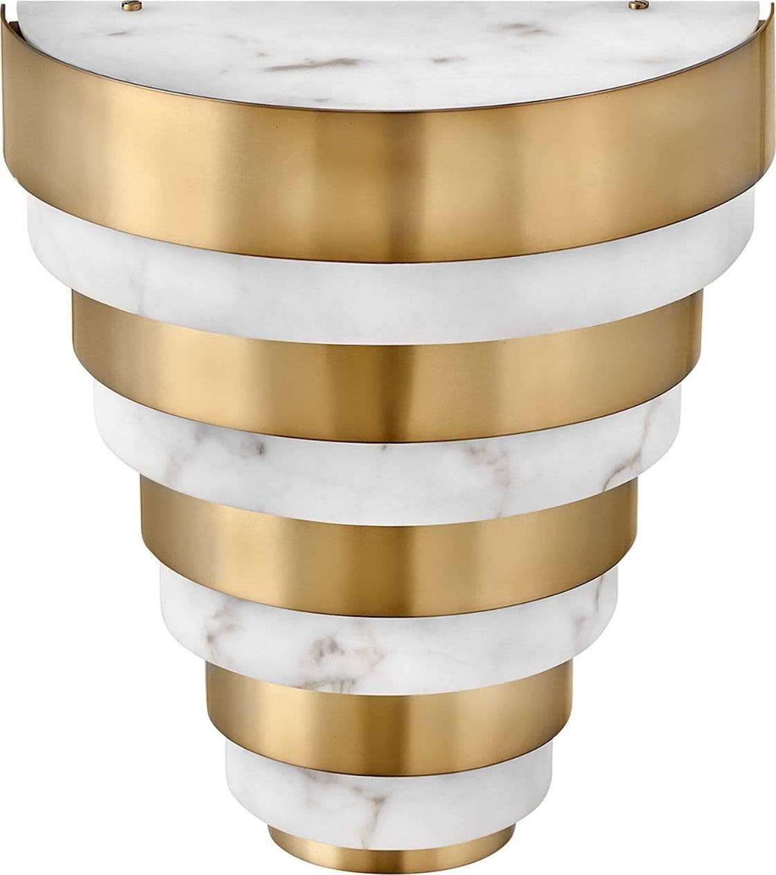 Applique Contemporanea Echelon Acciaio Ottone Antico Led 12W 3000K 1080Lm in Applique LuceArt - Montecorvino Pugliano, commercioVirtuoso.it