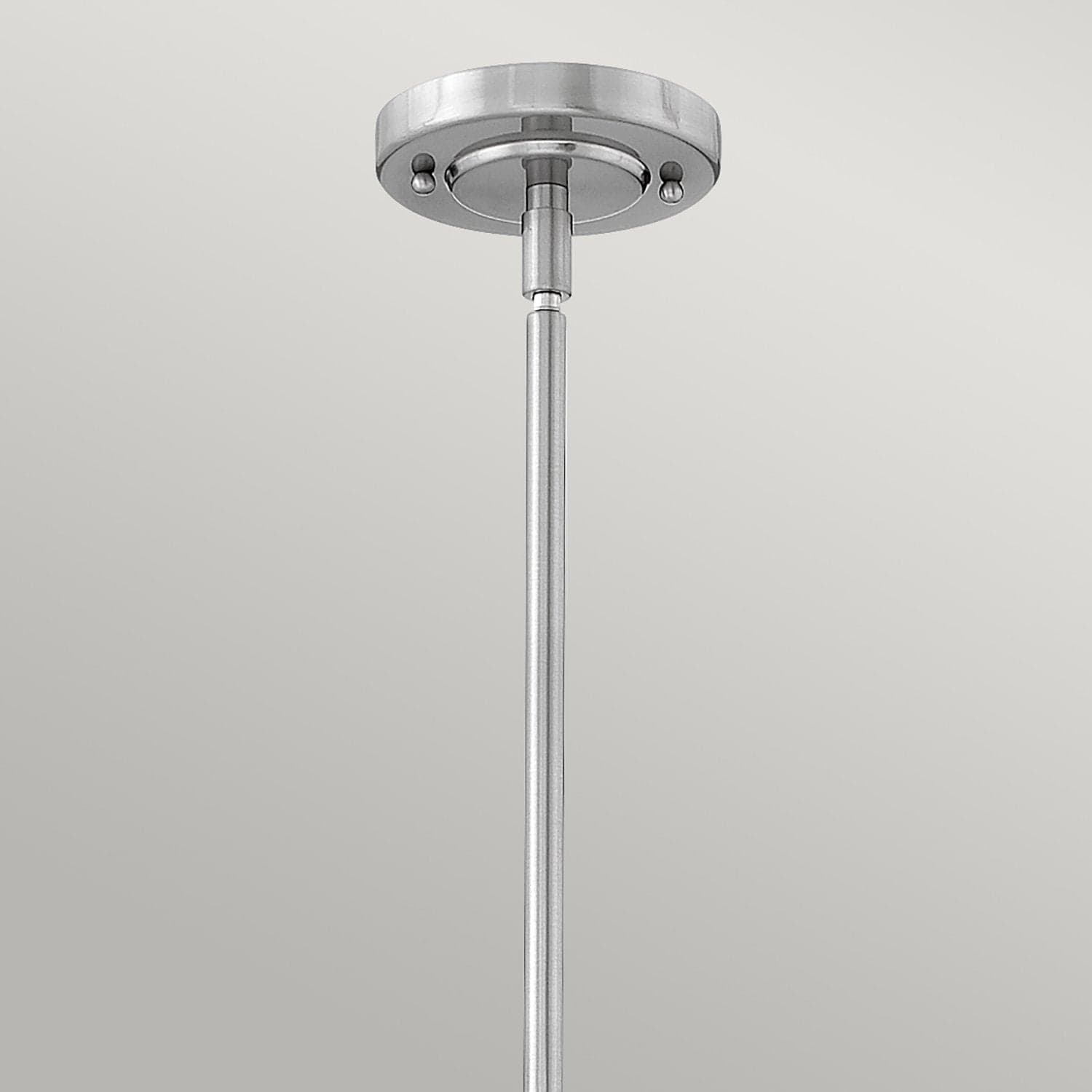 Sospensione Contemporanea Elroy Acciaio Nichel Spazzolato Vetro 1 Luce E27 in Lampade a sospensione LuceArt - Montecorvino Pugliano, commercioVirtuoso.it