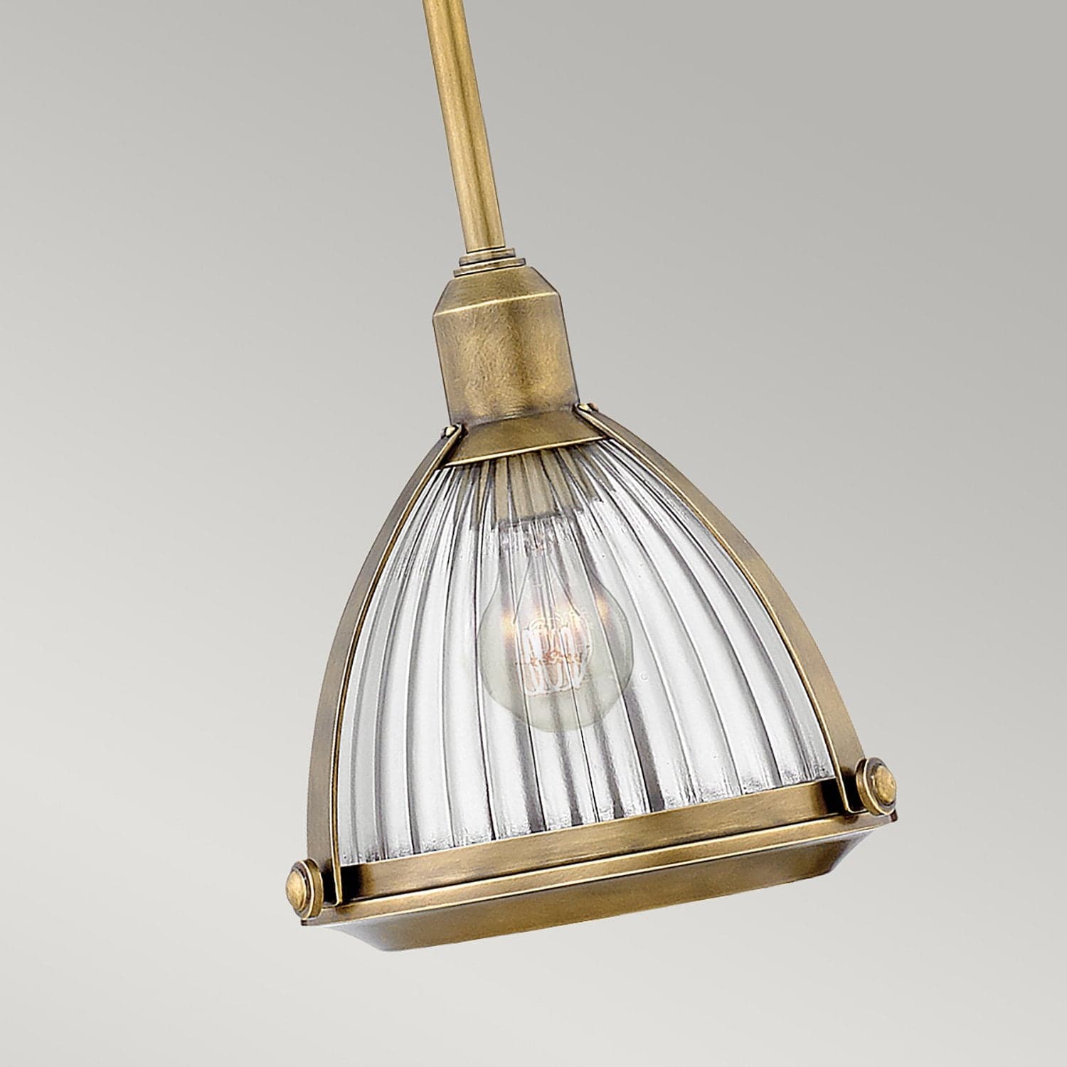 Sospensione Contemporanea Elroy Acciaio Ottone Antico Vetro 1 Luce E27 in Lampade a sospensione LuceArt - Montecorvino Pugliano, commercioVirtuoso.it