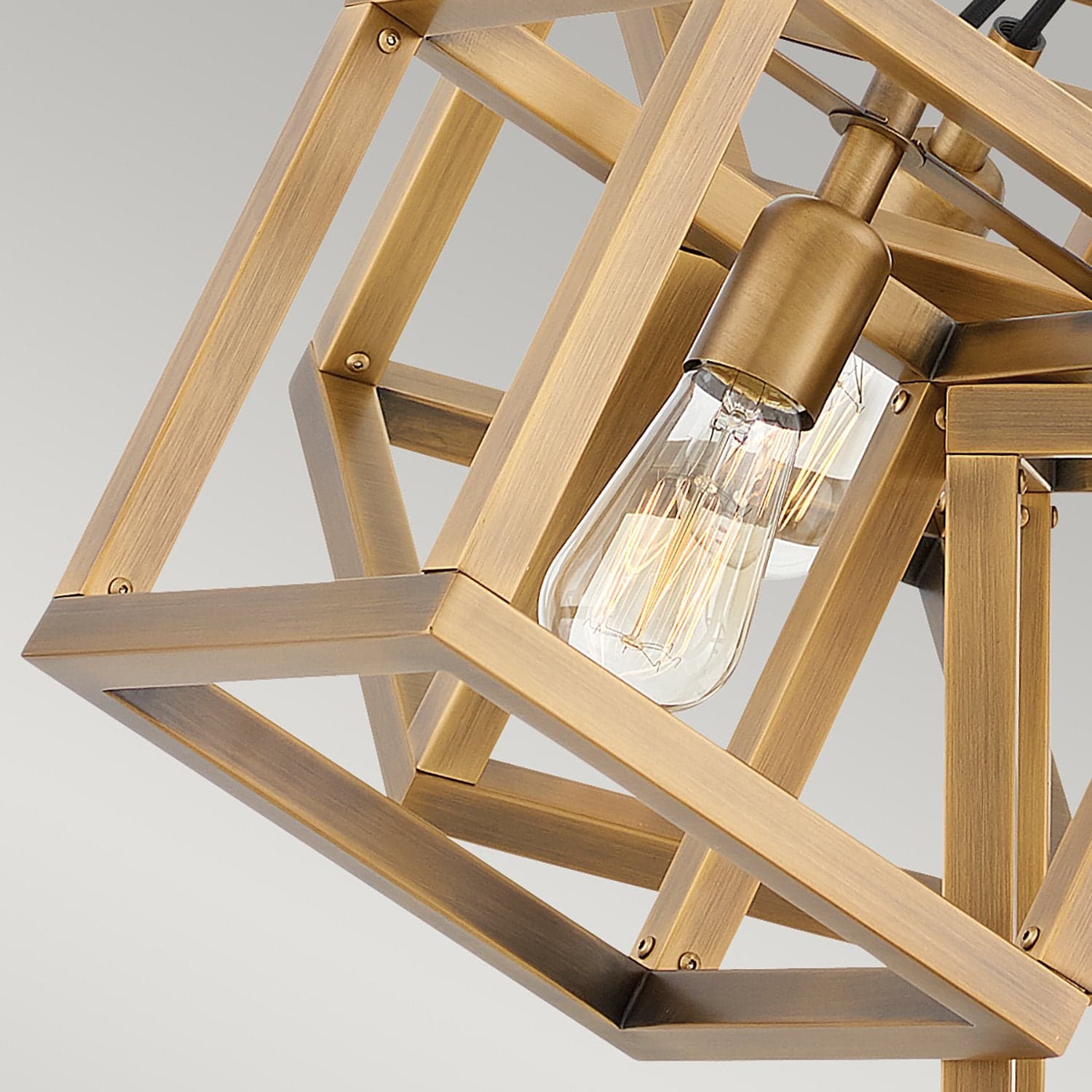 Lampadario Contemporaneo Ensemble Acciaio Bronzo Spazzolato 5 Luci E27 in Lampade a sospensione LuceArt - Montecorvino Pugliano, commercioVirtuoso.it