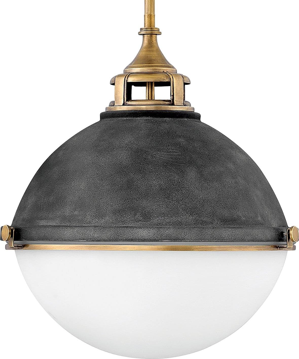 Lampadario Contemporaneo Fletcher Acciaio Zinco Antico Ottone 3 Luci E27 in Lampade a sospensione LuceArt - Montecorvino Pugliano, commercioVirtuoso.it