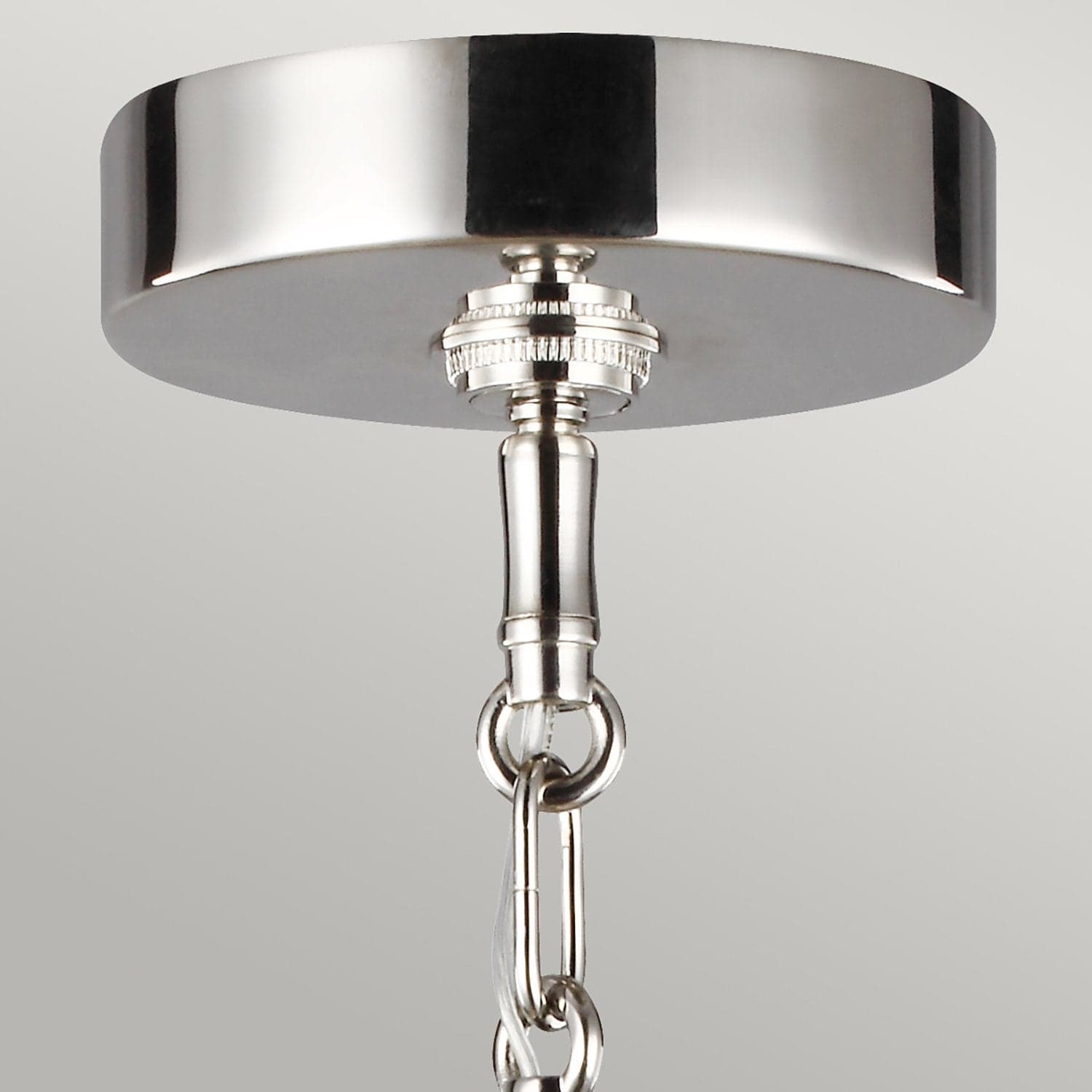Sospensione Contemporanea Harper Acciaio Nichel Lucido Vetro 1 Luce E14 in Lampade a sospensione LuceArt - Montecorvino Pugliano, commercioVirtuoso.it