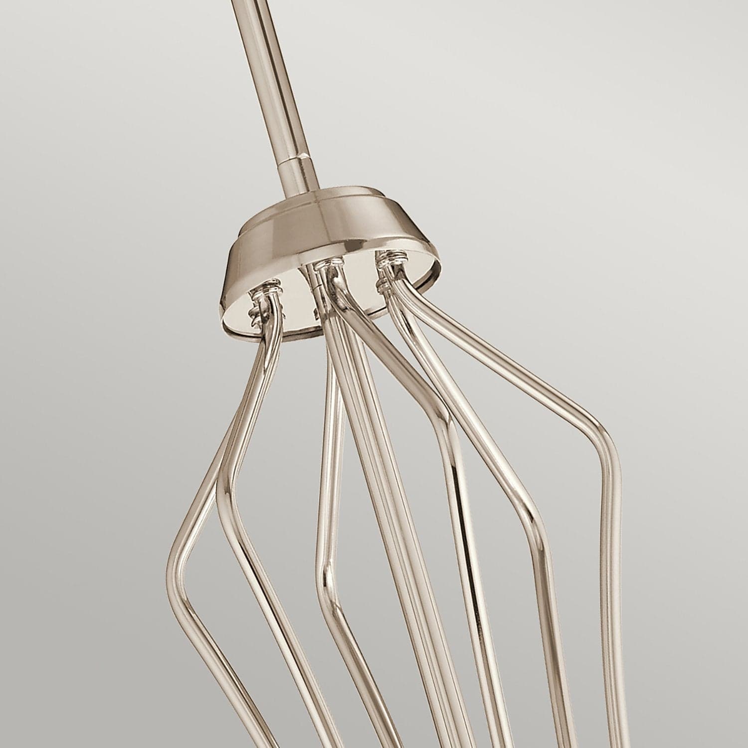 Lampadario Classico Kayva Acciaio Nichel Lucido Vetro Led 36W 3000K 2375Lm in Lampade a sospensione LuceArt - Montecorvino Pugliano, commercioVirtuoso.it