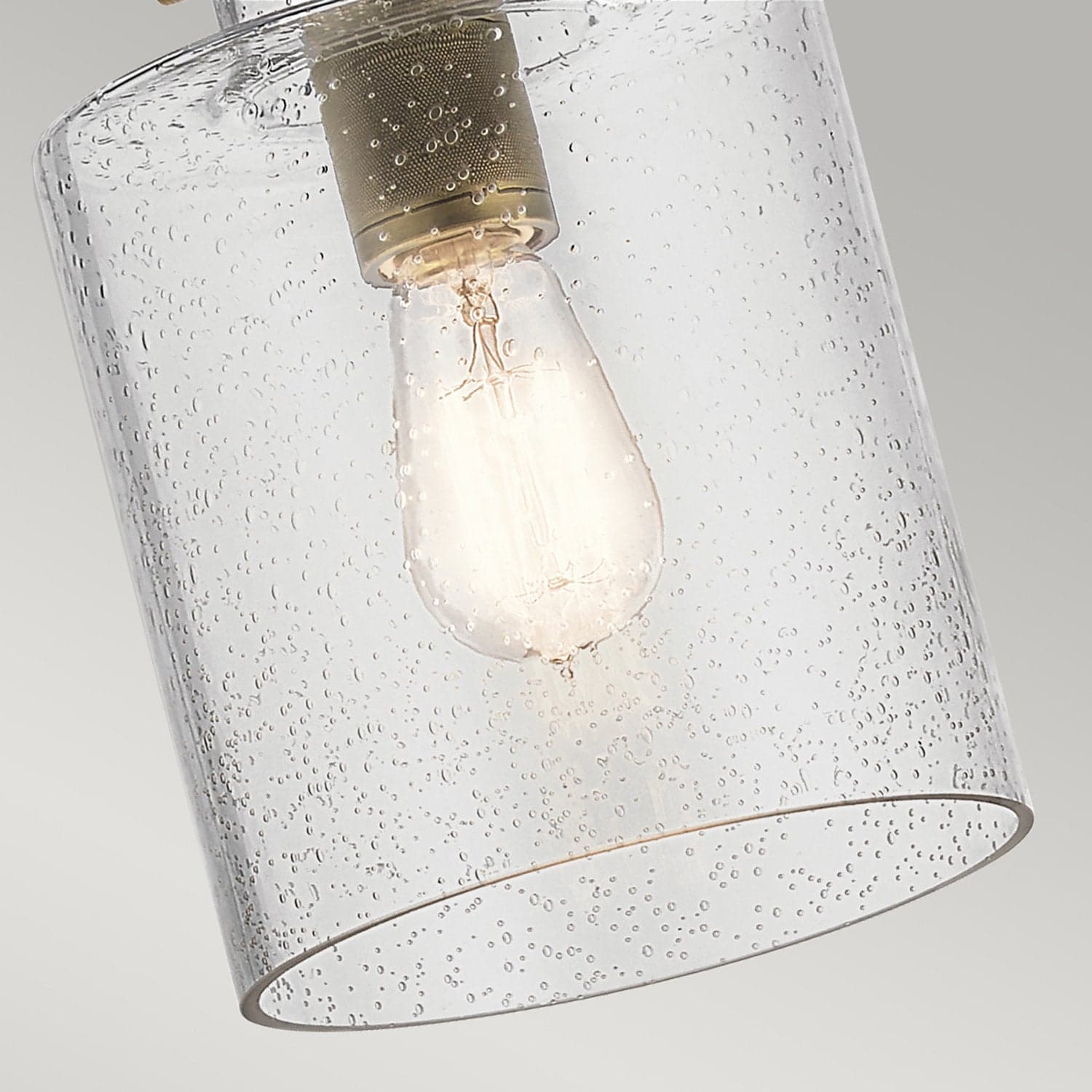 Applique Industrial Nordico Kitner Acciaio Ottone Vetro 1 Luce E27 in Applique LuceArt - Montecorvino Pugliano, commercioVirtuoso.it