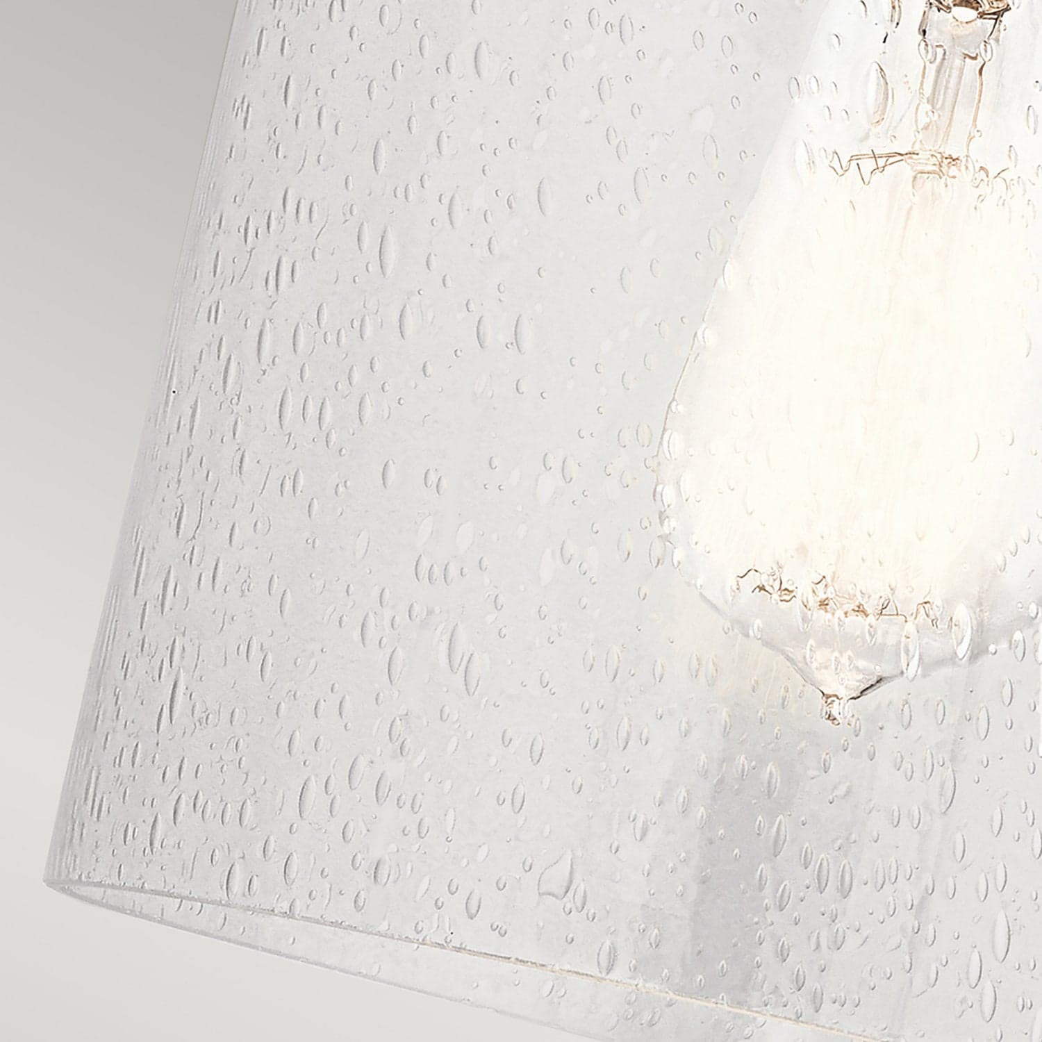 Applique Industrial Nordico Kitner Acciaio Nichel Lucido Vetro 1 Luce E27 in Applique LuceArt - Montecorvino Pugliano, commercioVirtuoso.it