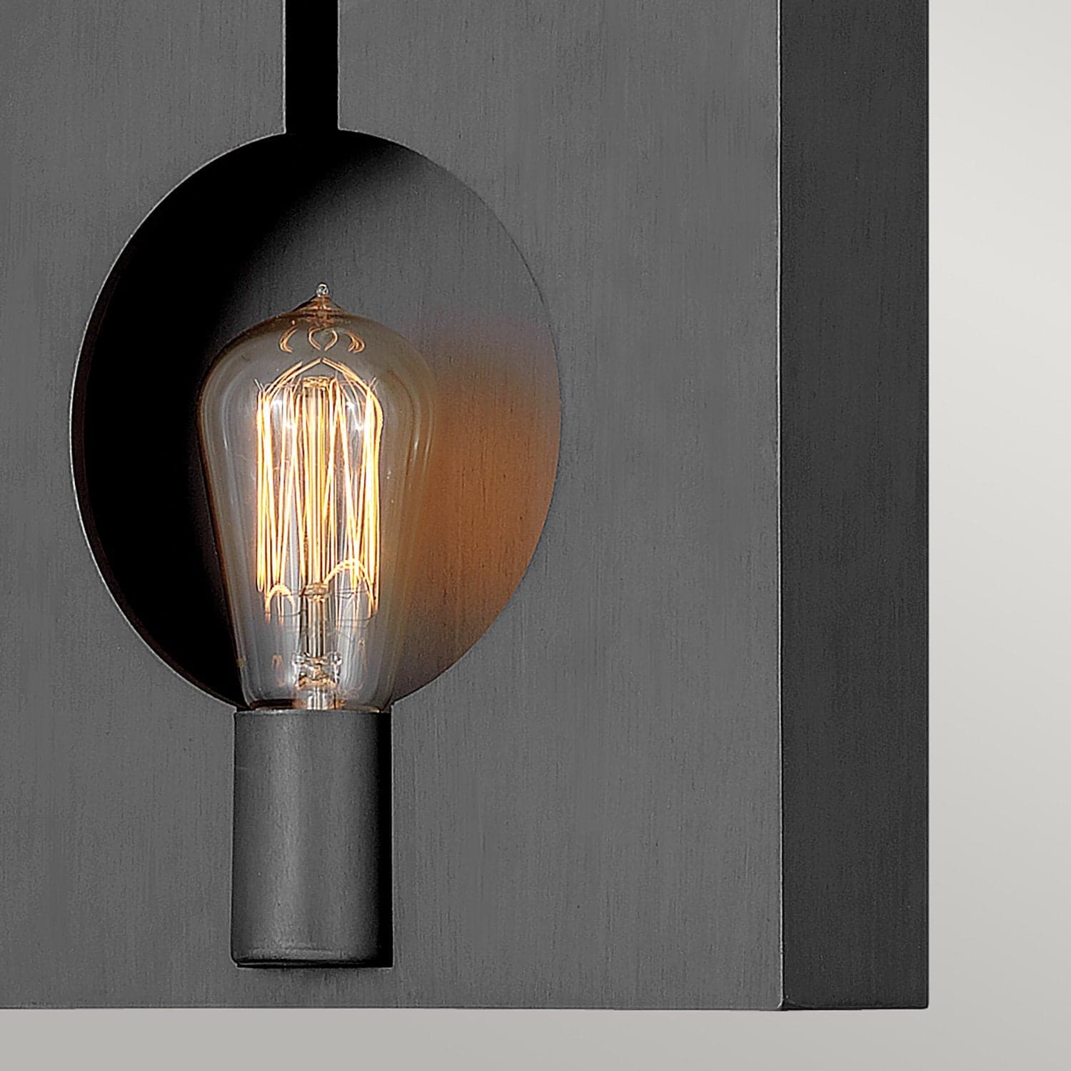 Applique Industrial Nordico Ludlow Acciaio Grafite Spazzolata 1 Luce E27 in Applique LuceArt - Montecorvino Pugliano, commercioVirtuoso.it