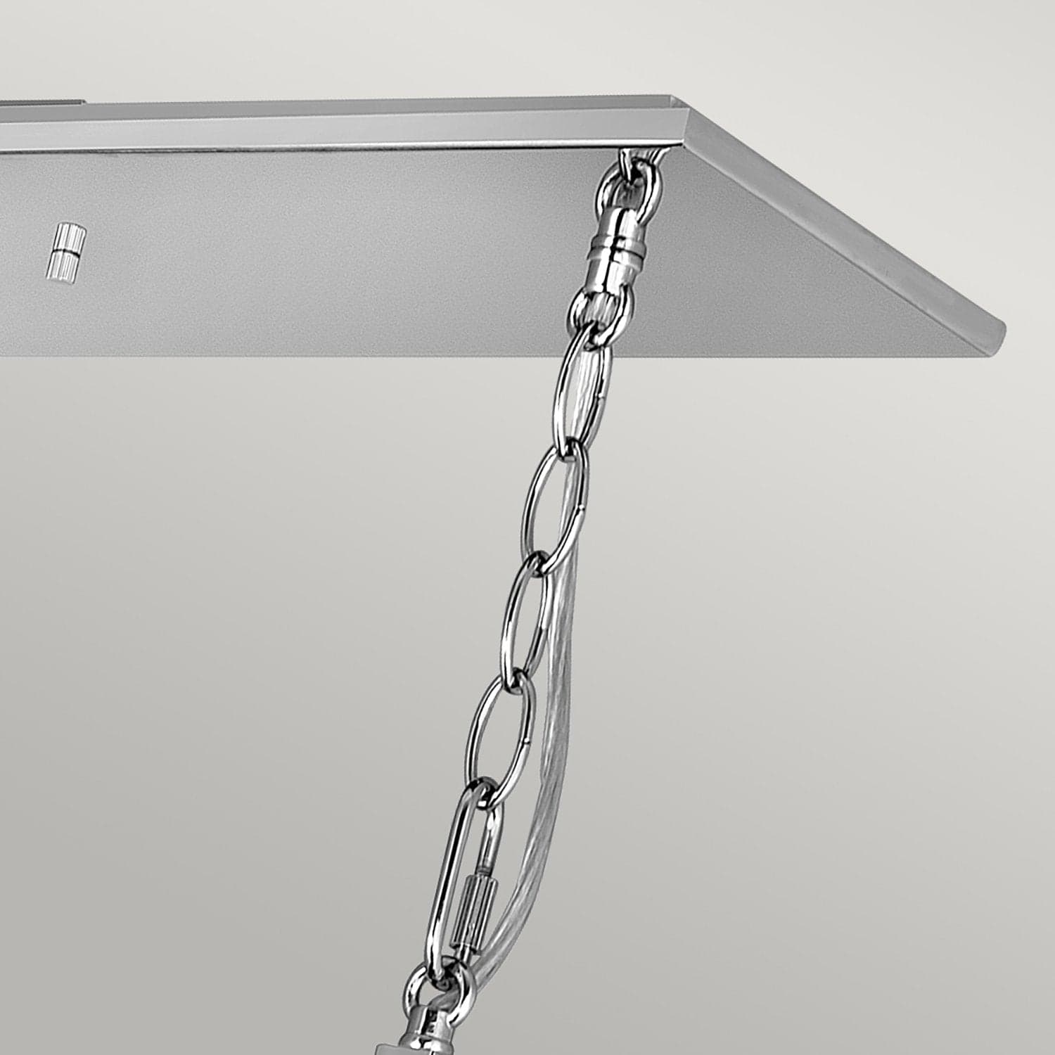 Lampadario Contemporaneo Ludlow Acciaio Nichel Lucido Acrilico 8 Luci E27 in Lampade a sospensione LuceArt - Montecorvino Pugliano, commercioVirtuoso.it