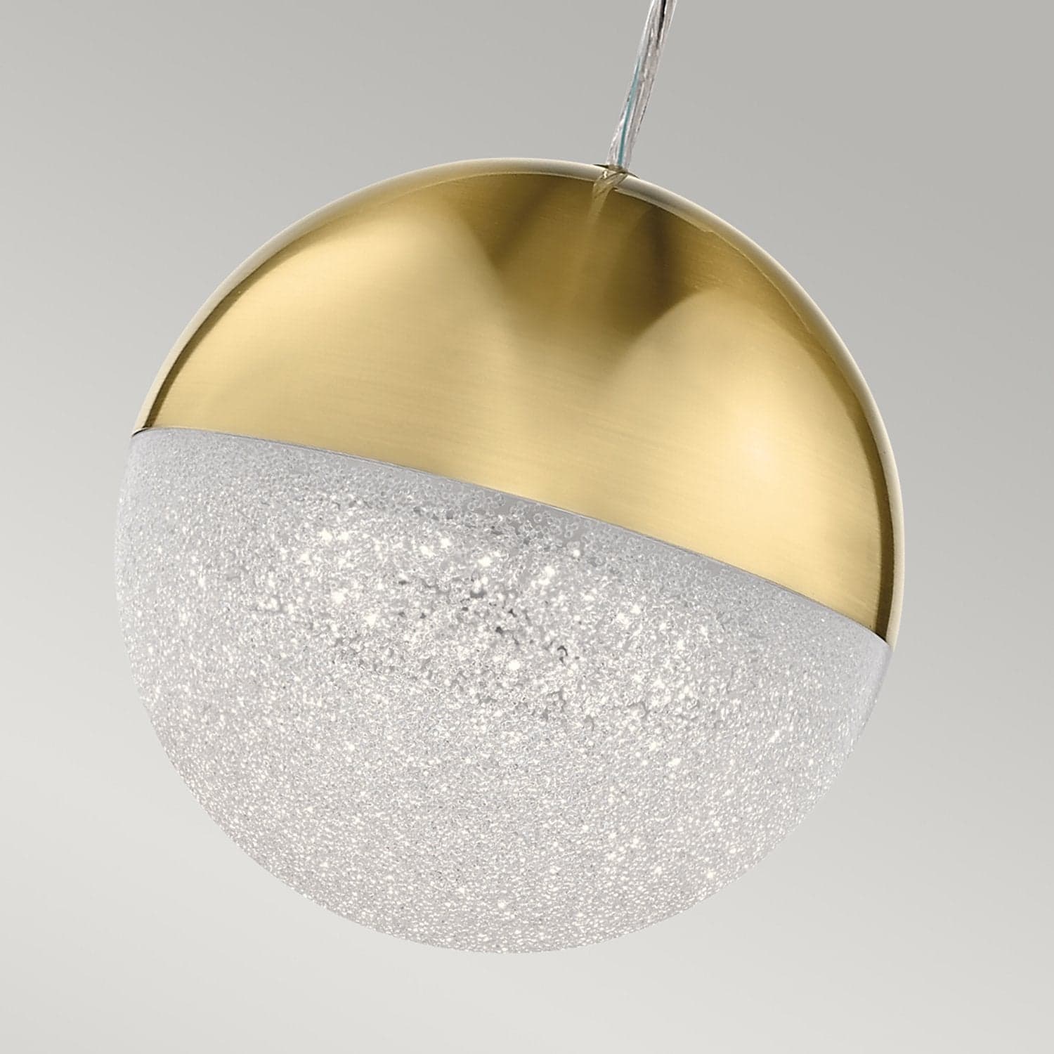 Lampadario Contemporaneo Moonlit Alluminio Oro Champagne Led 20.9W in Lampadari LuceArt - Montecorvino Pugliano, commercioVirtuoso.it