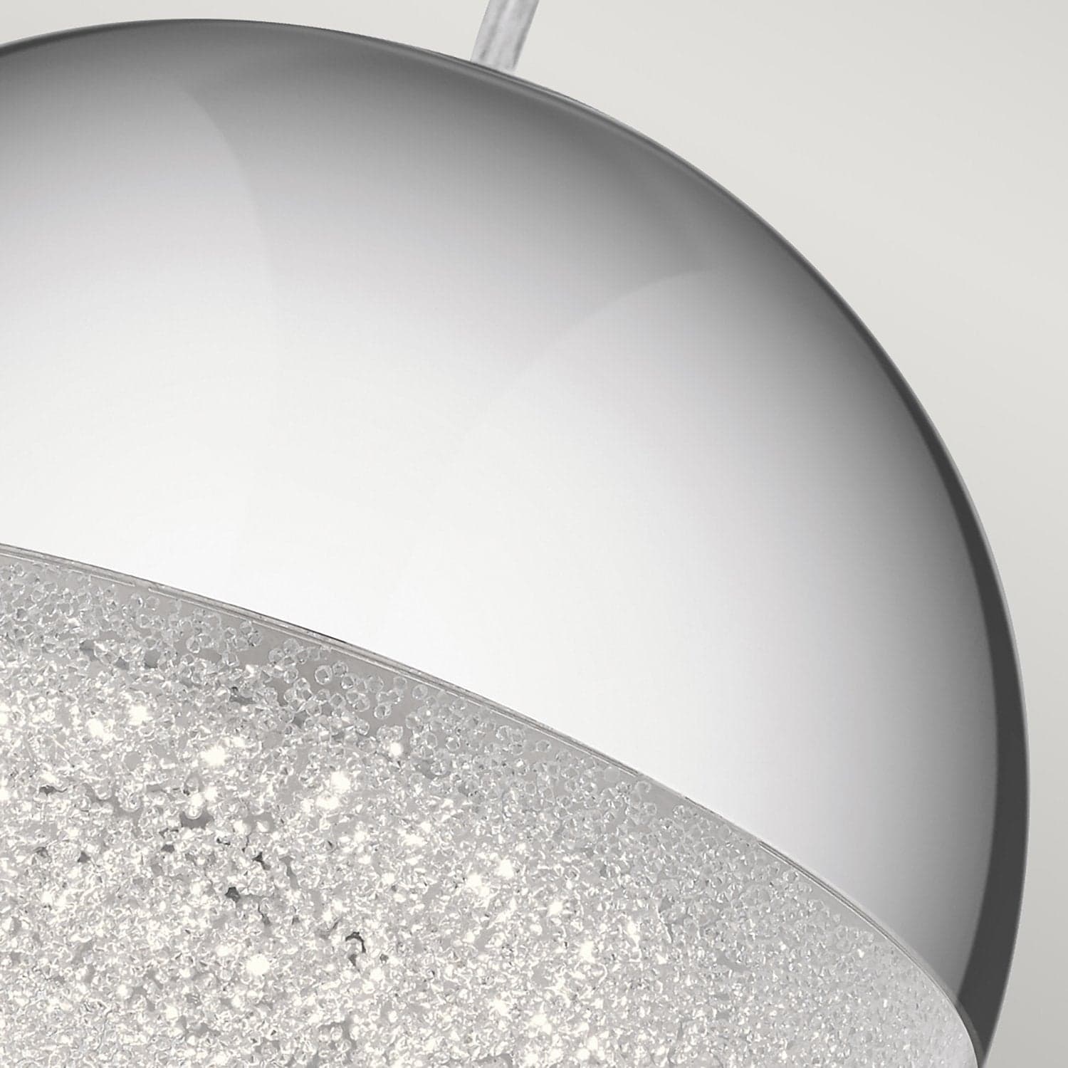 Lampadario Contemporaneo Moonlit Alluminio Cromo Lucido Led 20.9W in Plafoniere LuceArt - Montecorvino Pugliano, commercioVirtuoso.it