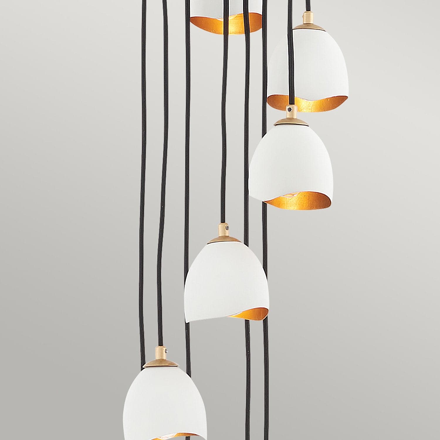 Lampadario Industrial Nordico Nula Acciaio 12 Luci E14 in Lampade a sospensione LuceArt - Montecorvino Pugliano, commercioVirtuoso.it