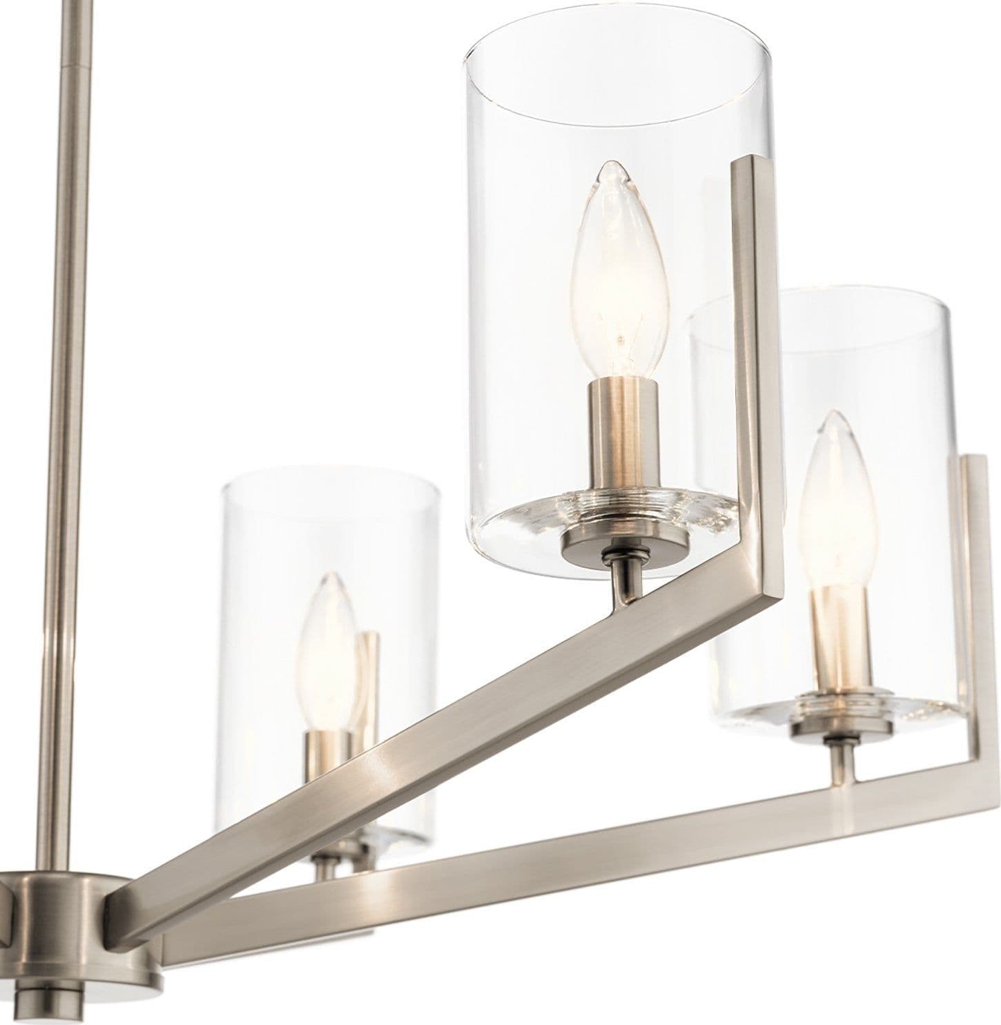 Lampadario Contemporaneo Nye Acciaio Peltro Classico 6 Luci E14 in Lampadari LuceArt - Montecorvino Pugliano, commercioVirtuoso.it