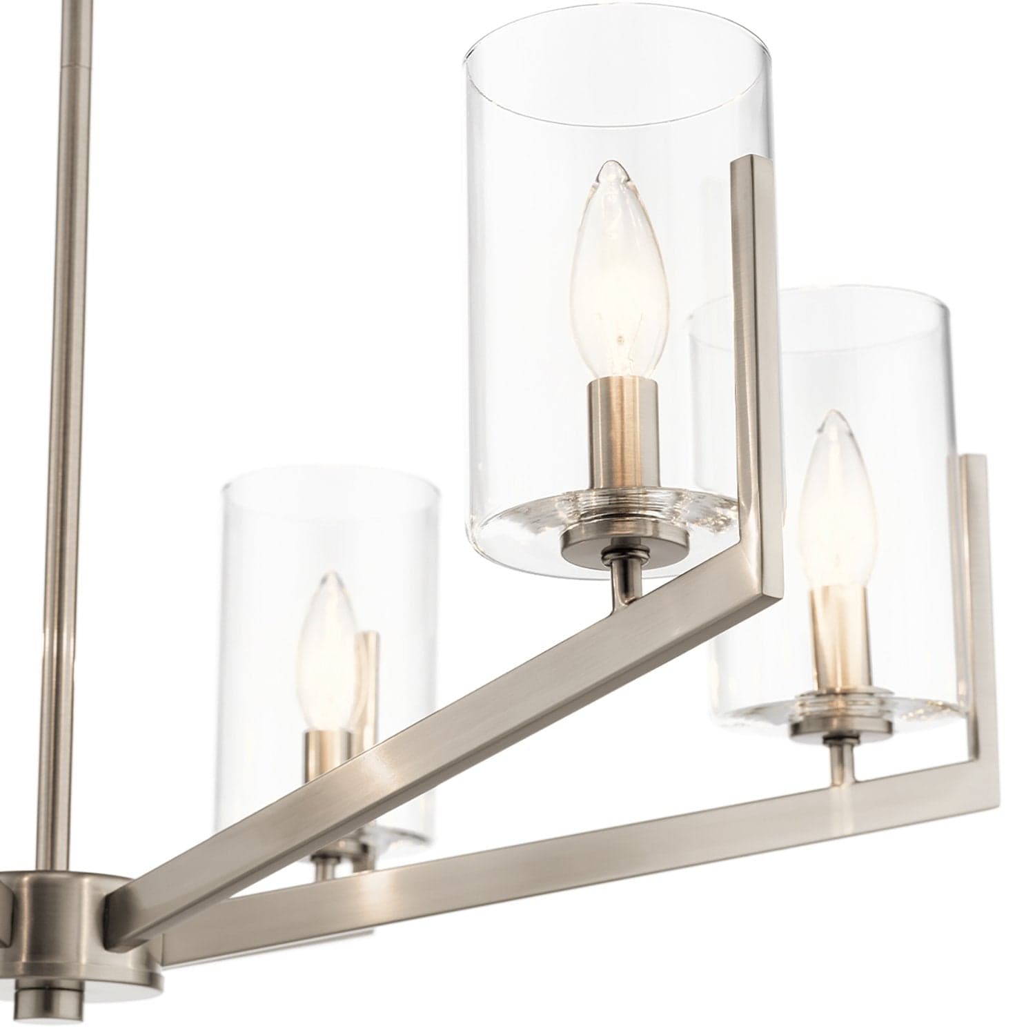 Lampadario Contemporaneo Nye Acciaio Peltro Classico 6 Luci E14 in Lampadari LuceArt - Montecorvino Pugliano, commercioVirtuoso.it
