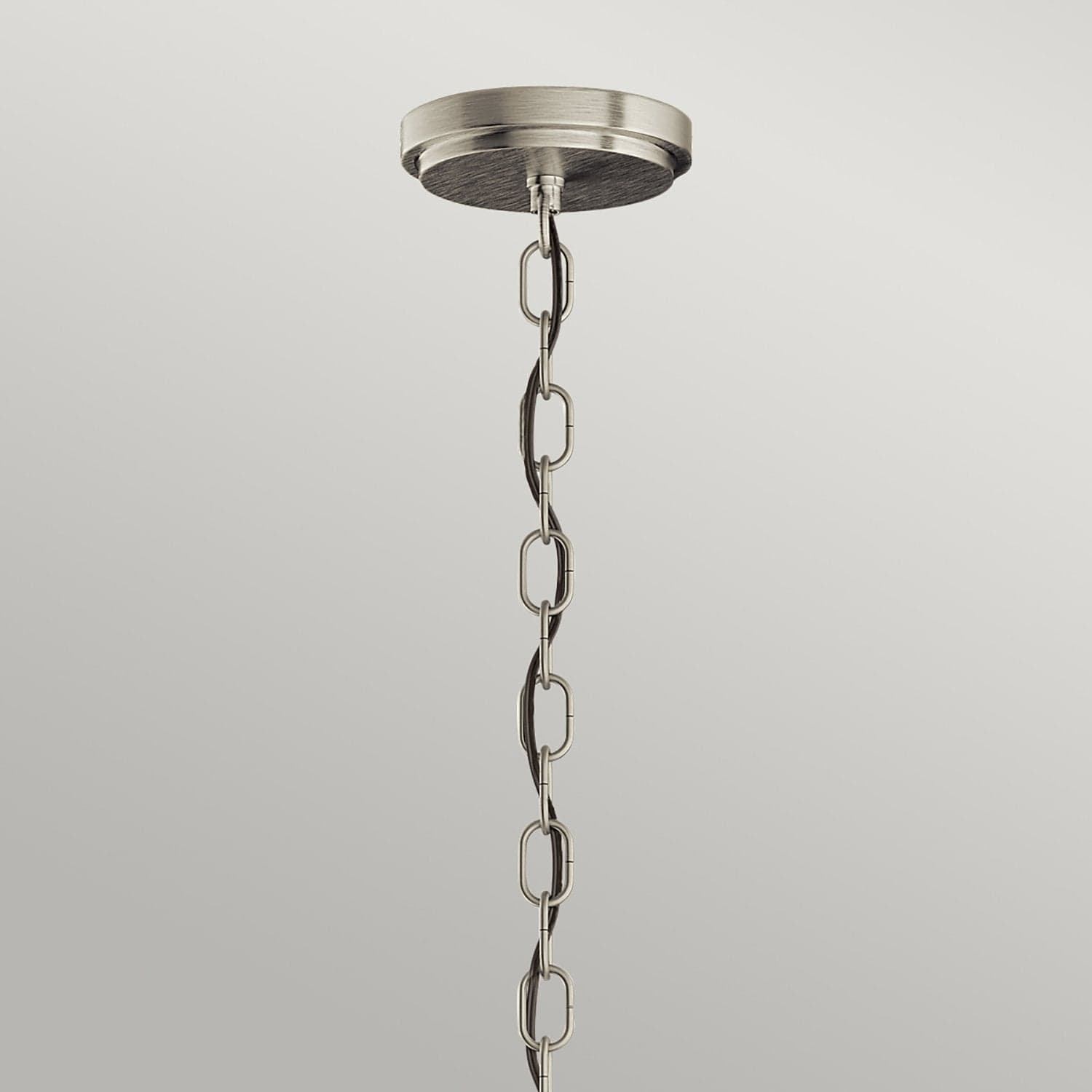 Lampadario Contemporaneo Roux Acciaio Nichel Spazzolato 3 Luci E27 in Lampadari LuceArt - Montecorvino Pugliano, commercioVirtuoso.it