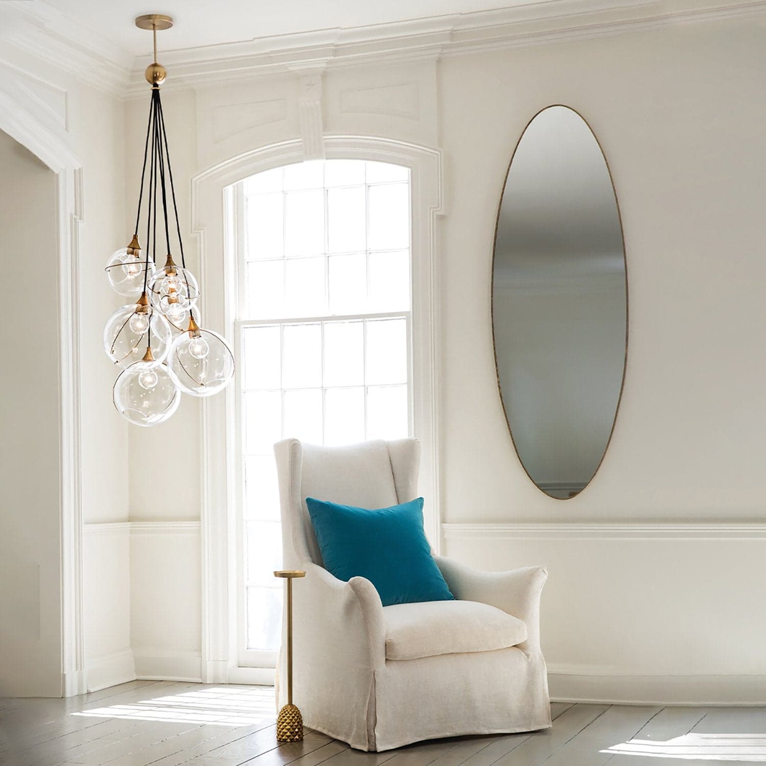 Lampadario Industrial Nordico Skye Acciaio Ottone Antico 6 Luci E27 in Lampadari LuceArt - Montecorvino Pugliano, commercioVirtuoso.it