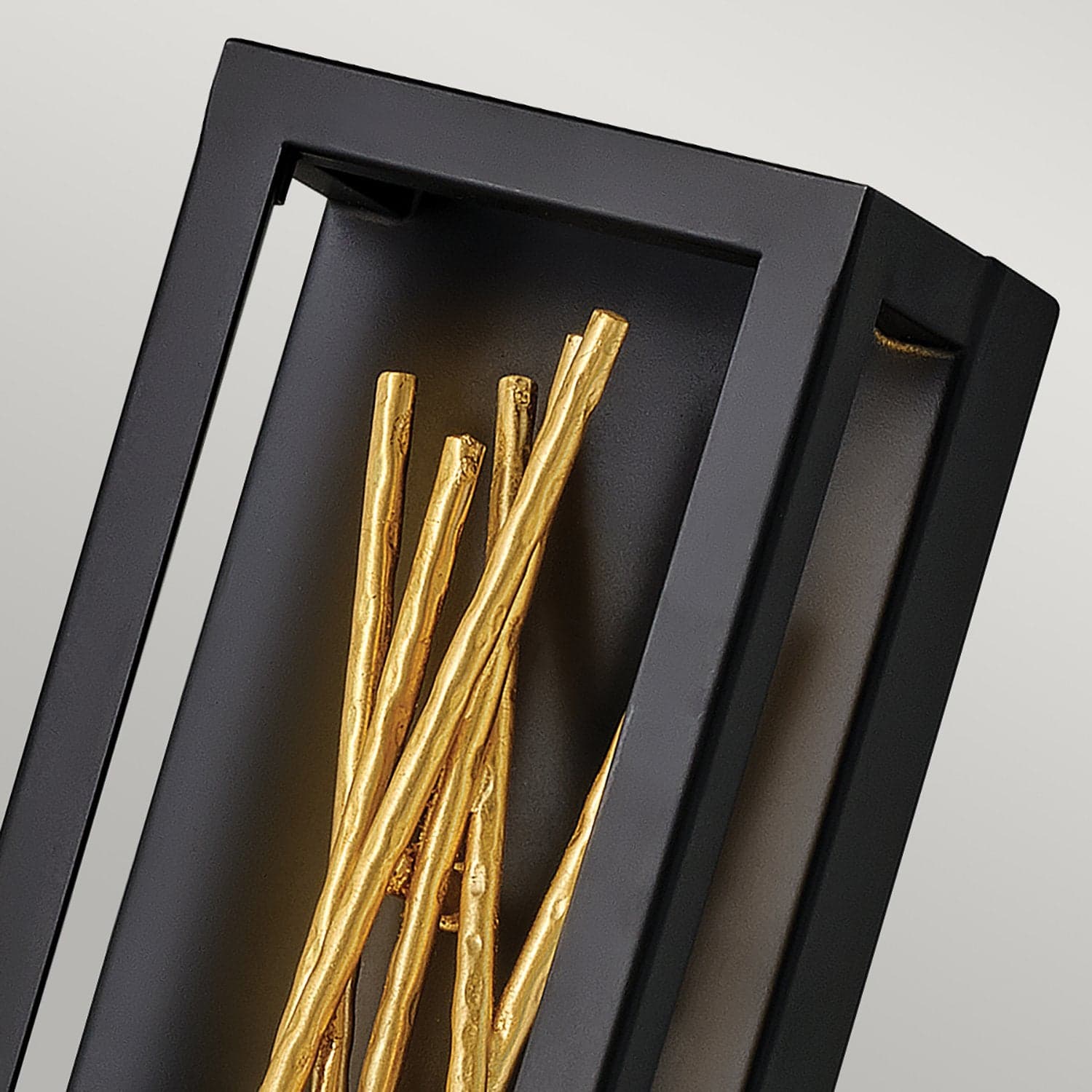 Applique Industrial Nordico Styx Acciaio Nero Oro Led Integrato 14W 3000K 1588Lm in Applique LuceArt - Montecorvino Pugliano, commercioVirtuoso.it