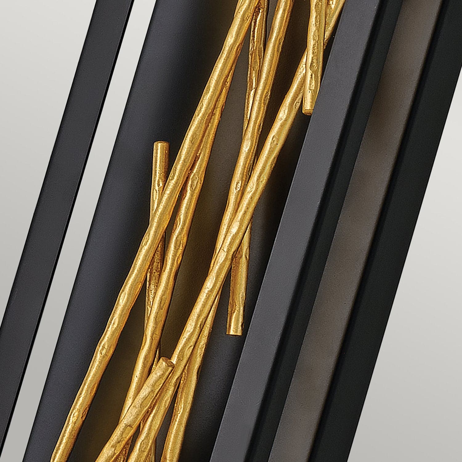 Applique Industrial Nordico Styx Acciaio Nero Oro Led Integrato 14W 3000K 1588Lm in Applique LuceArt - Montecorvino Pugliano, commercioVirtuoso.it