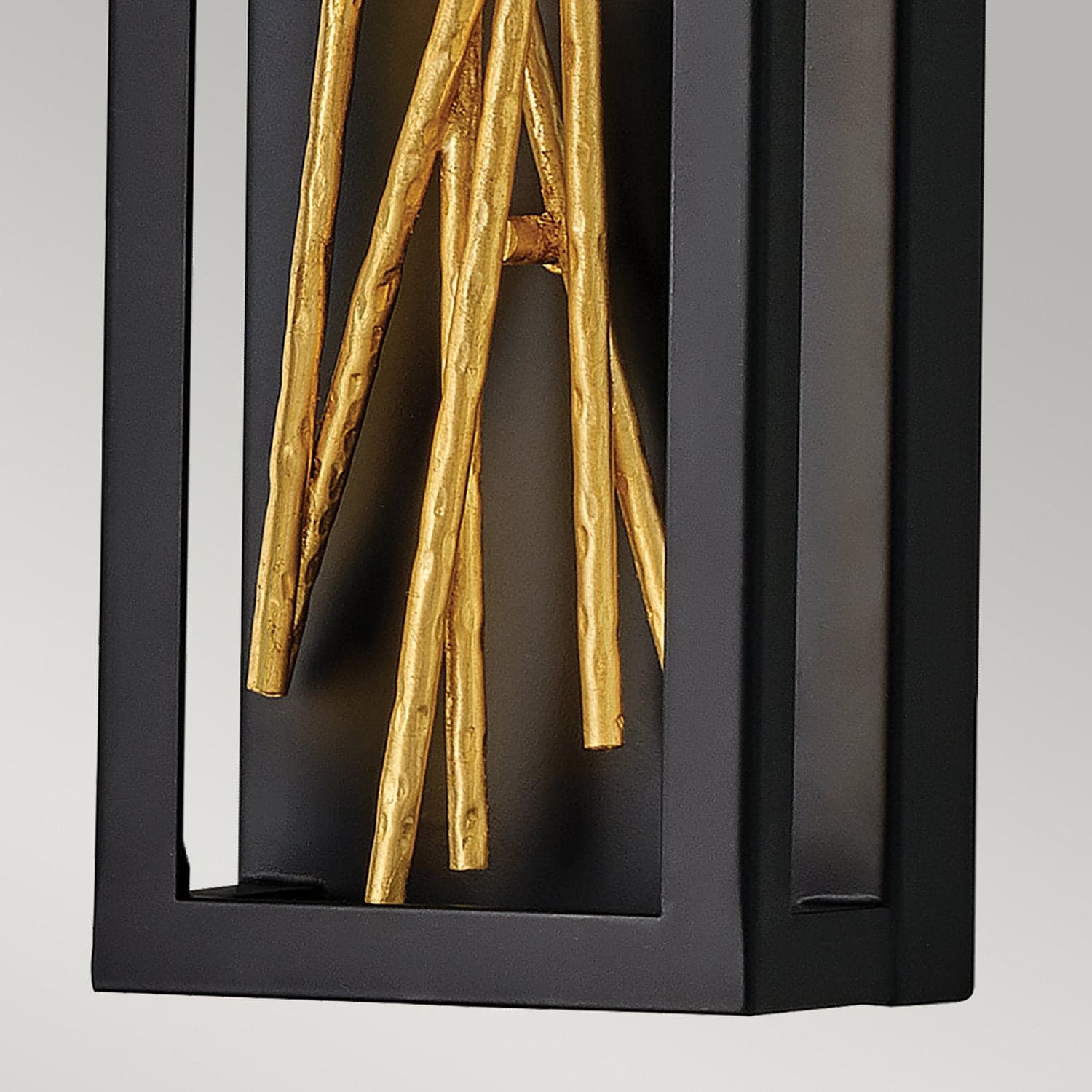 Applique Industrial Nordico Styx Acciaio Nero Oro Led Integrato 14W 3000K 1588Lm in Applique LuceArt - Montecorvino Pugliano, commercioVirtuoso.it